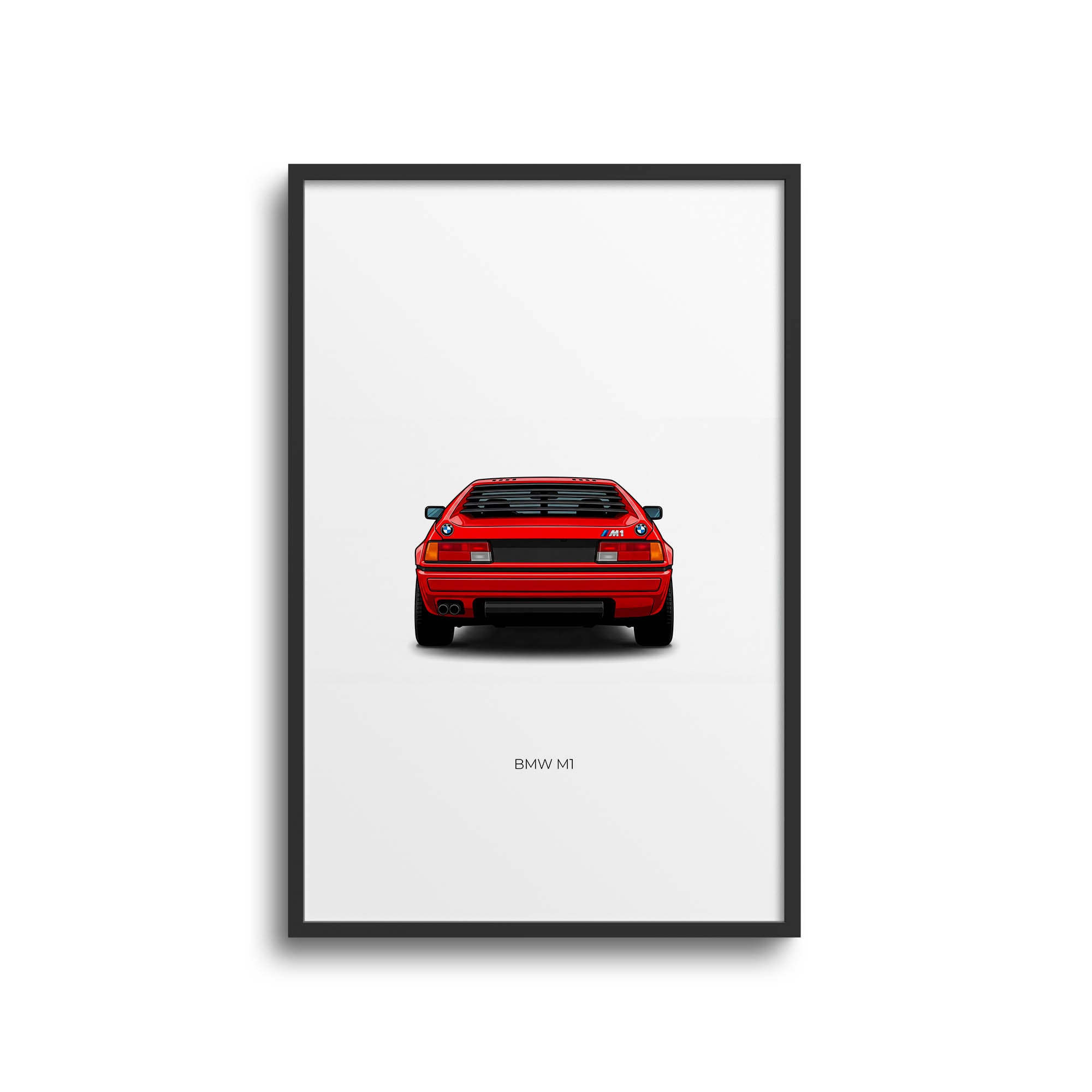 1978 BMW M1 – Car Print (Back)