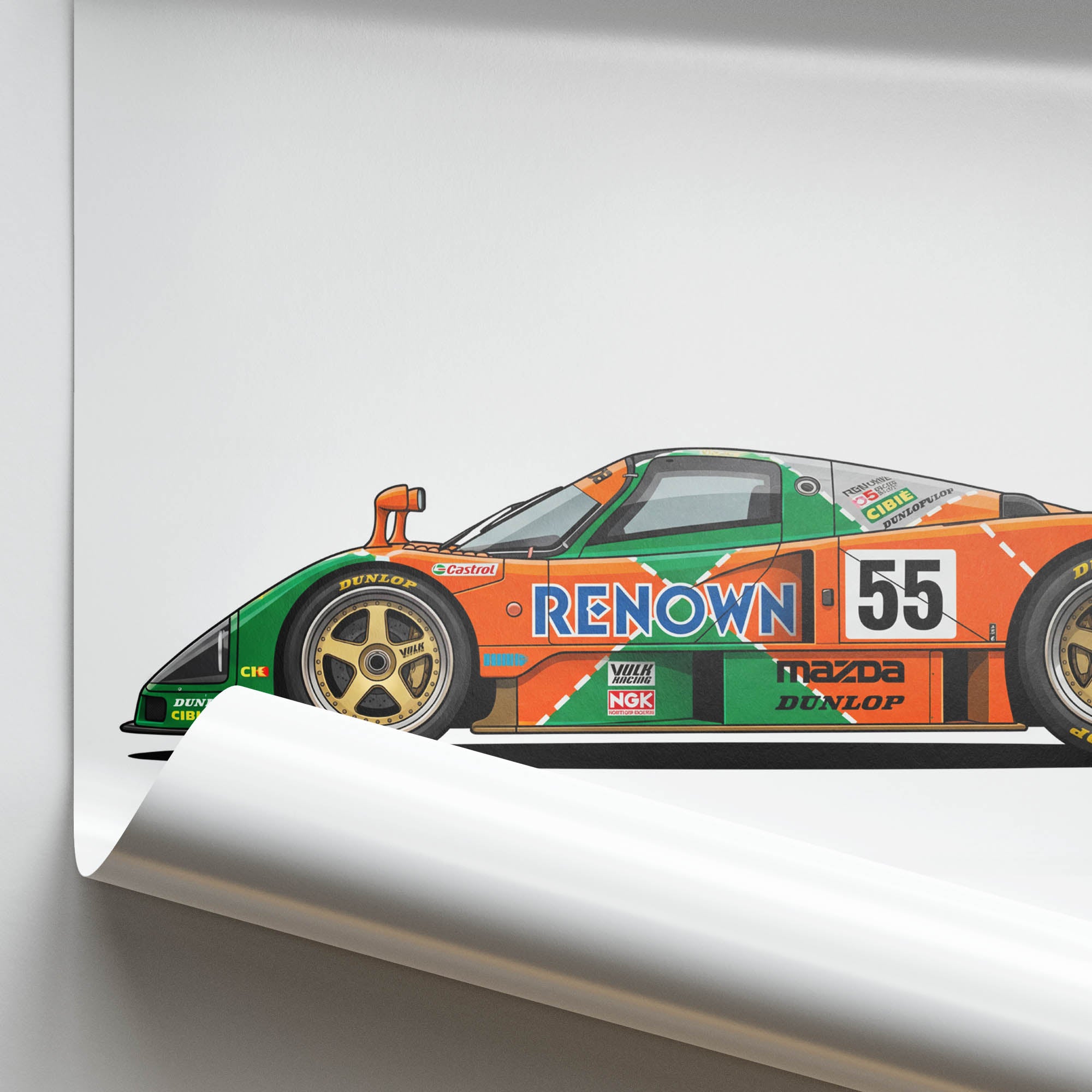 1991 Mazda 787B Race Car – Car Print