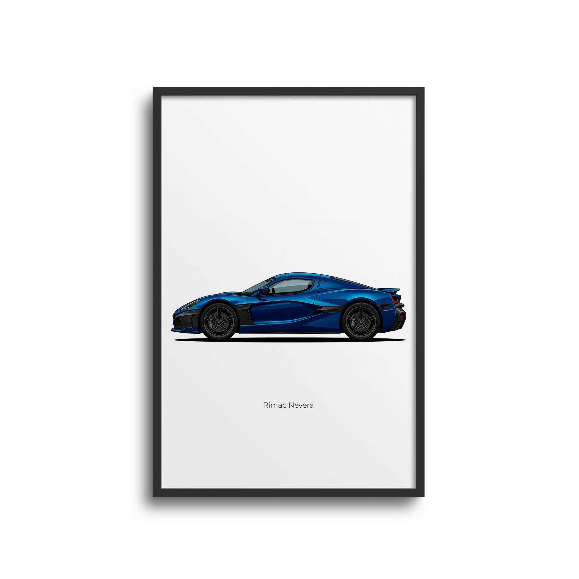 2022 Rimac Nevera – Car Print (Side)