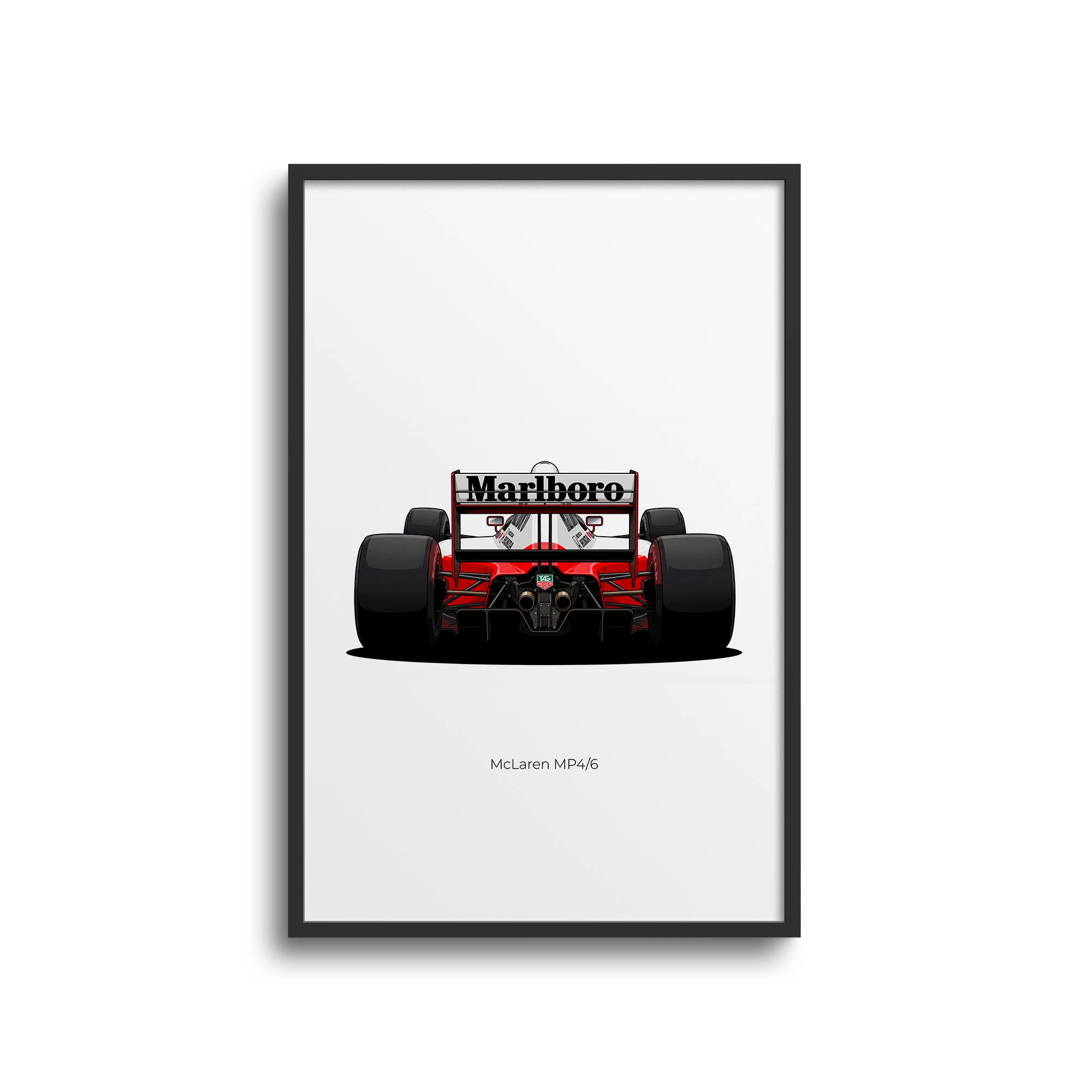 1991 McLaren MP4 6 Ayrton Senna – Car Print