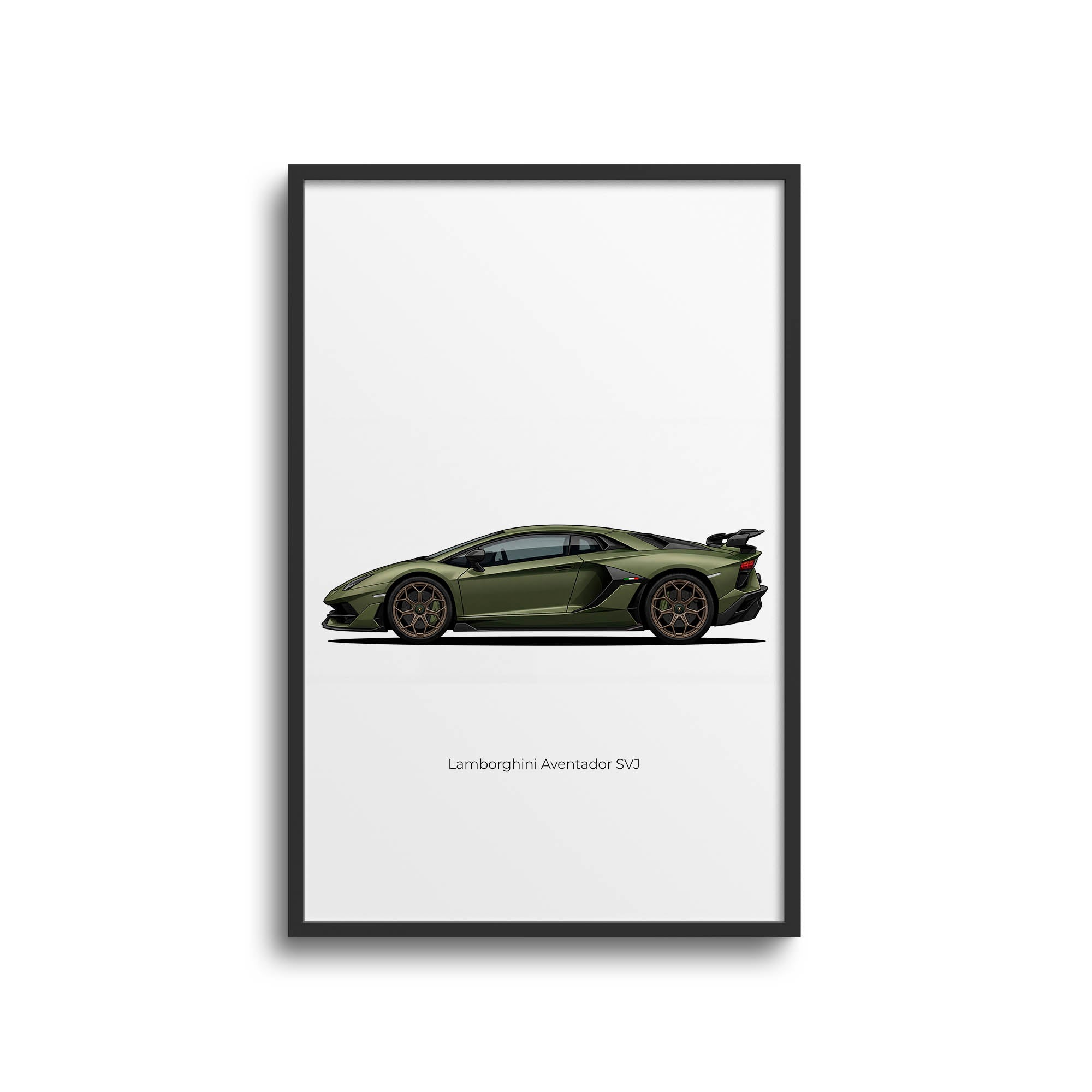 2018 Lamborghini Aventador SVJ – Car Print (Side)
