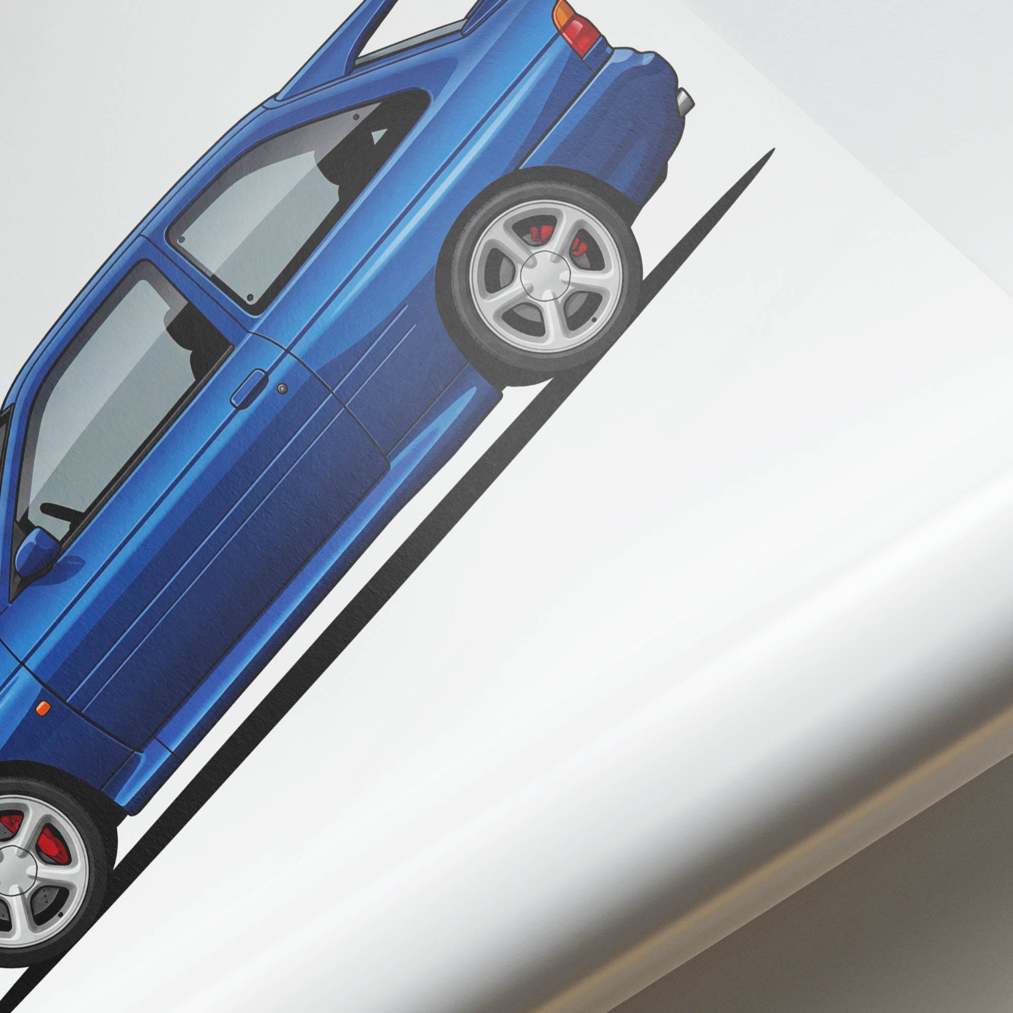 1992 Ford Escort RS Cosworth Imperial – Car Print