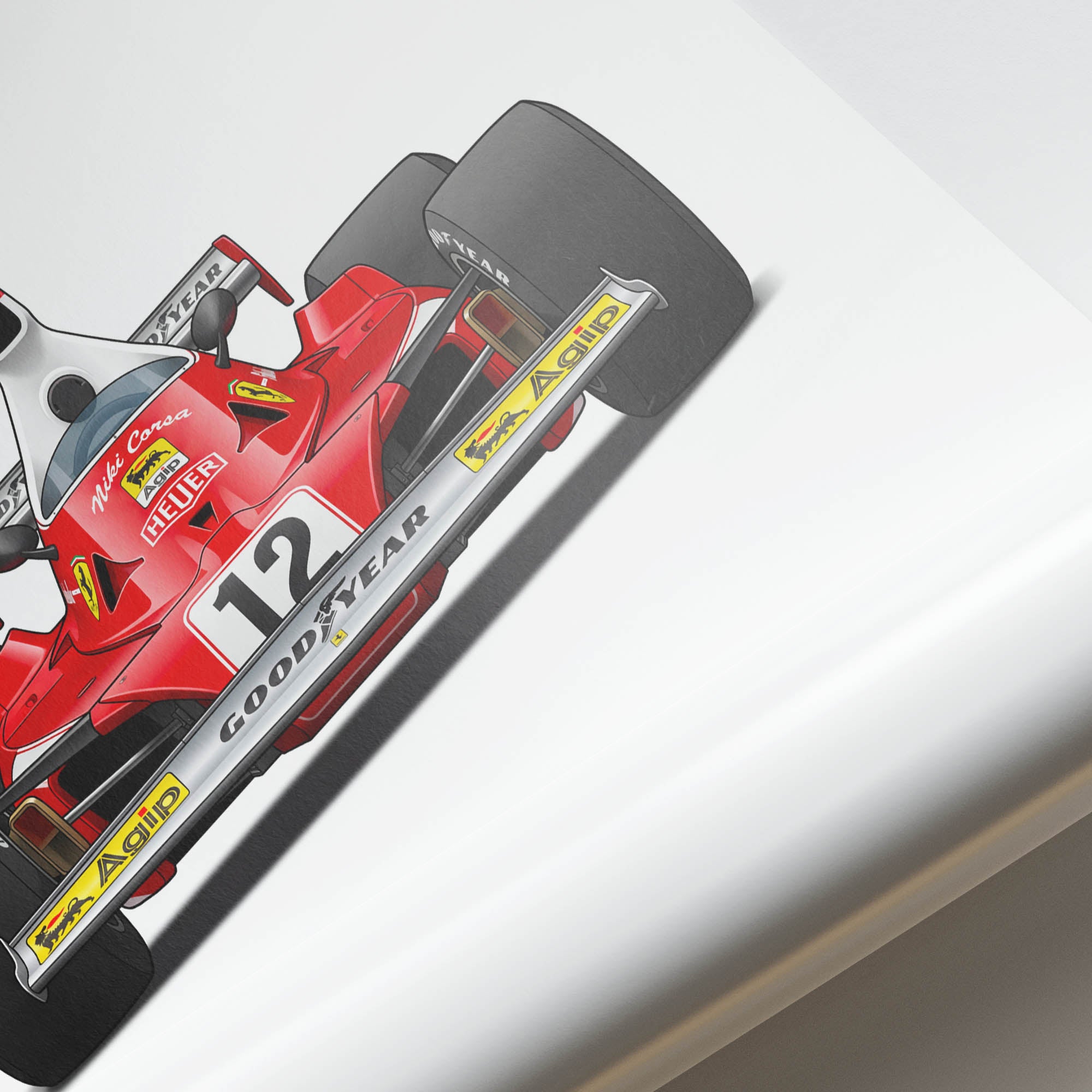 1975 Ferrari 312T Niki Lauda – Car Print