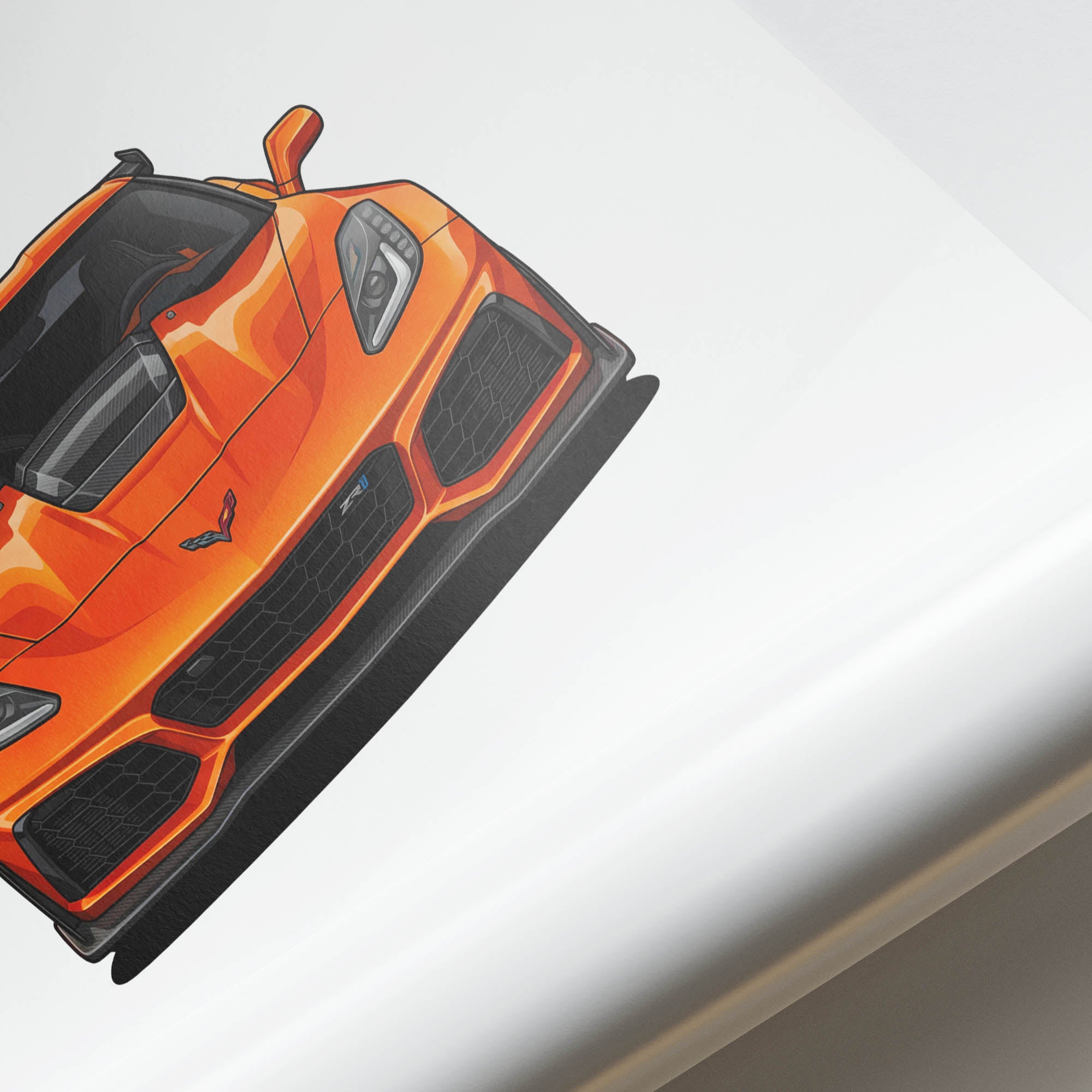 2019 Chevrolet Corvette ZR1 C7 – Car Print (Front)