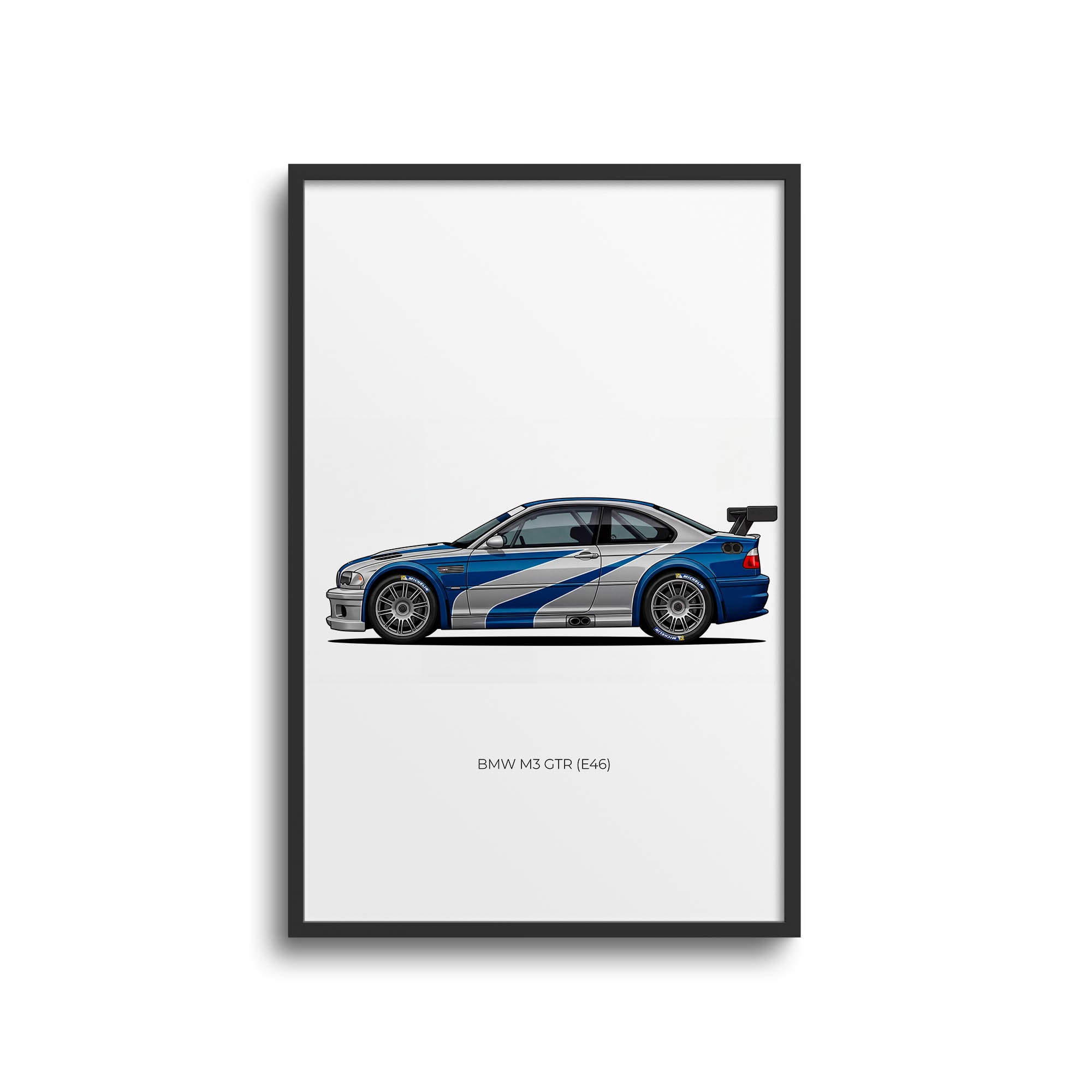 2001 BMW M3 GTR E46 BMW Motorsport – Car Print