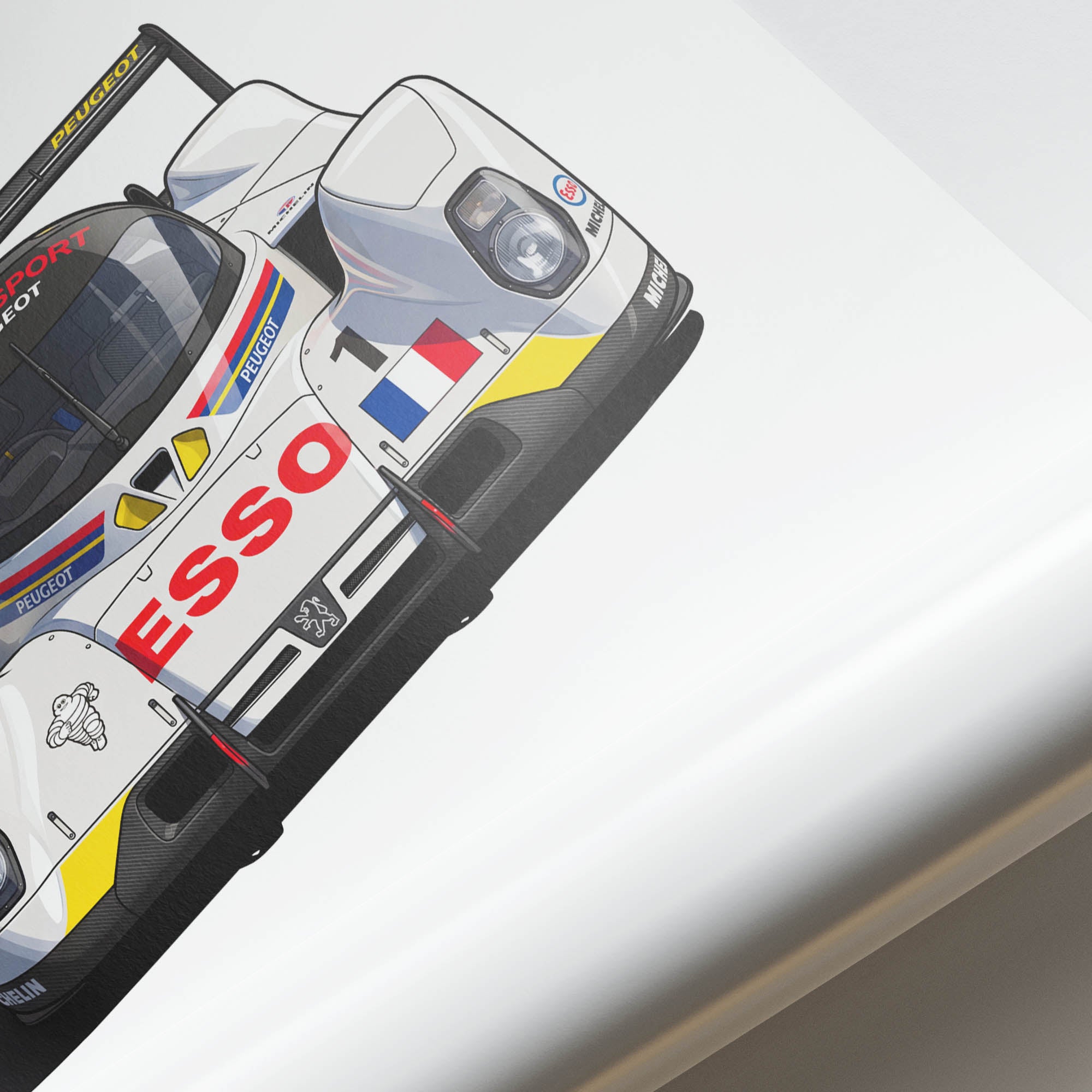 1992 Peugeot 905 Evo 1B Peugeot Talbot Sport – Car Print