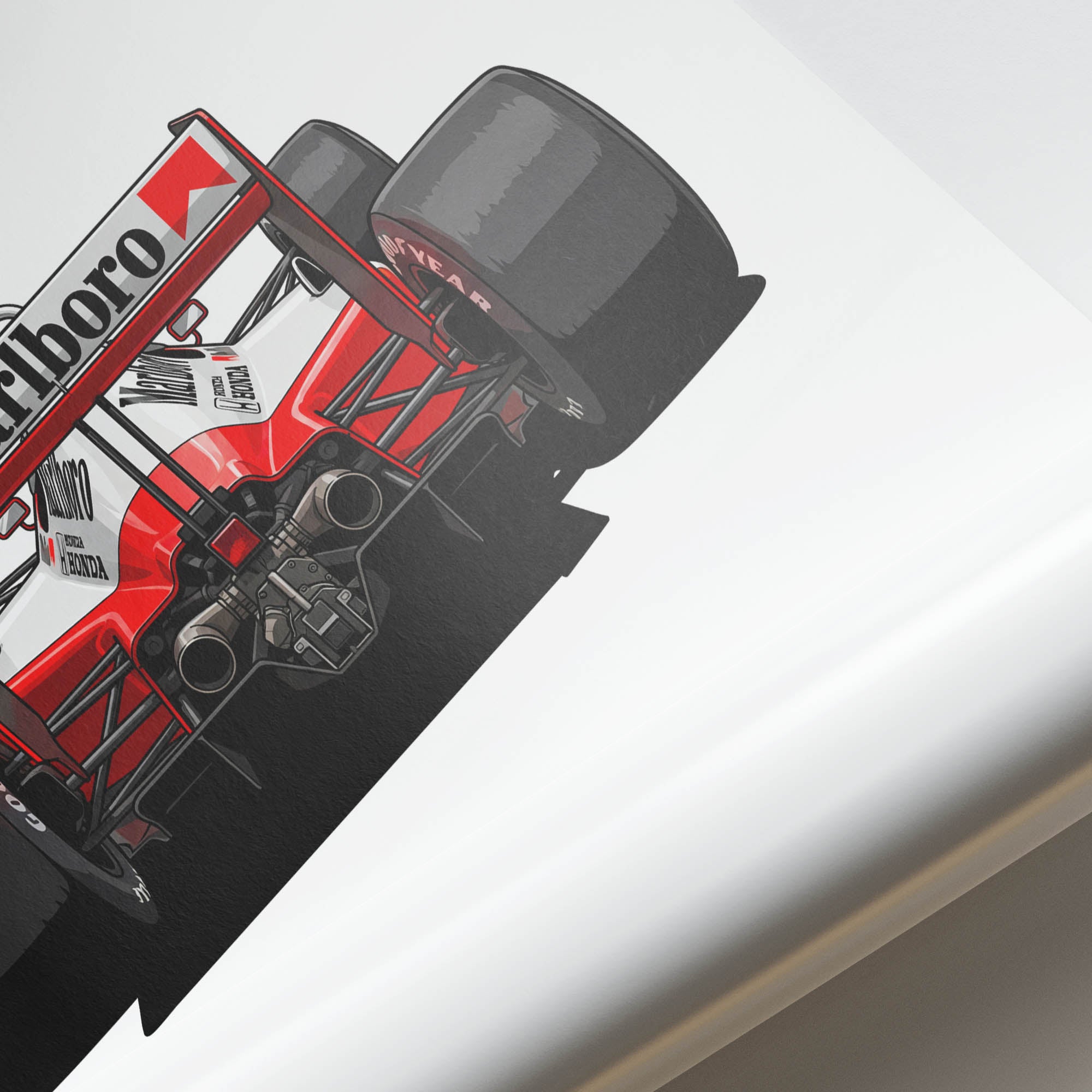 1988 McLaren MP4 4 Ayrton Senna – Car Print