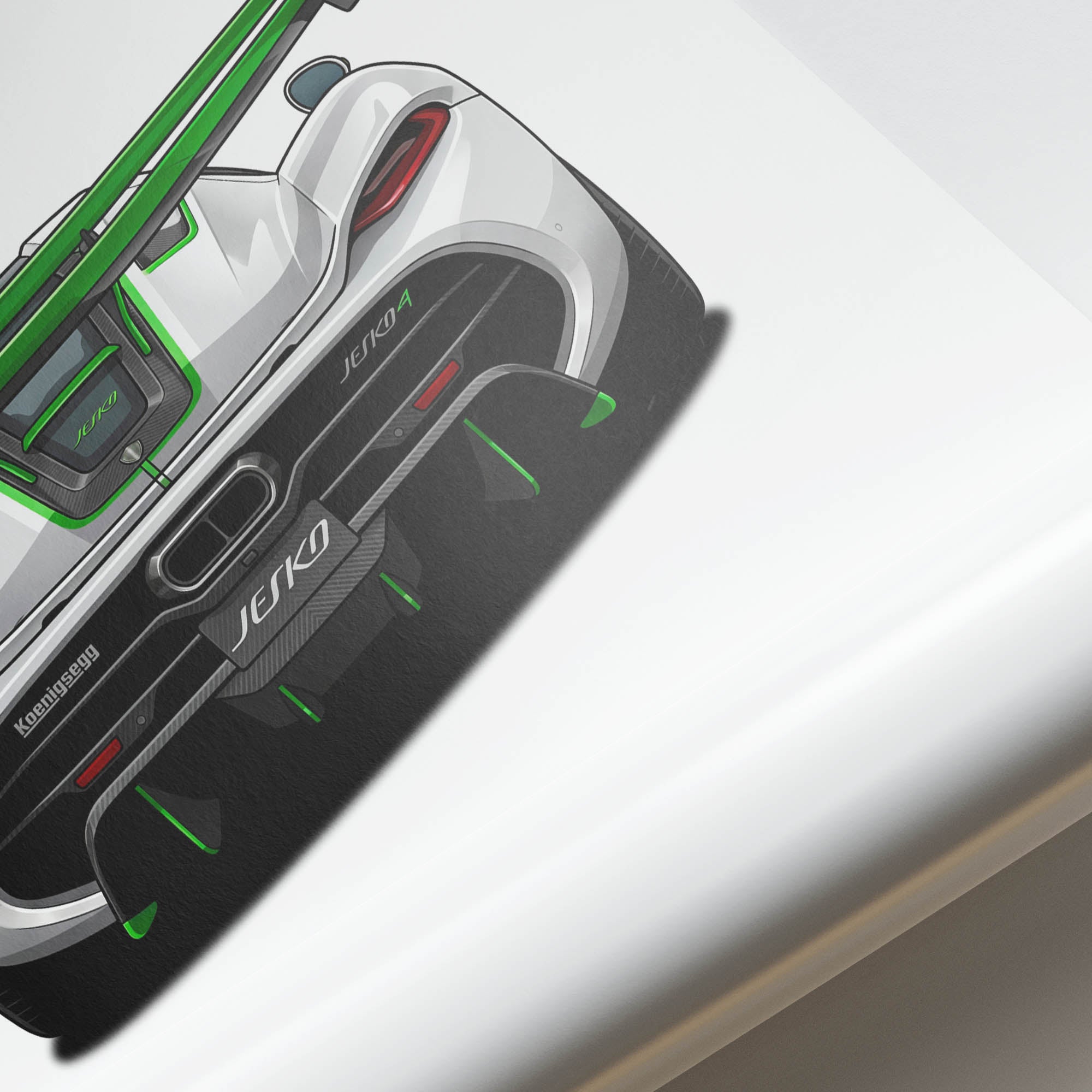 2021 Koenigsegg Jesko Attack – Car Print