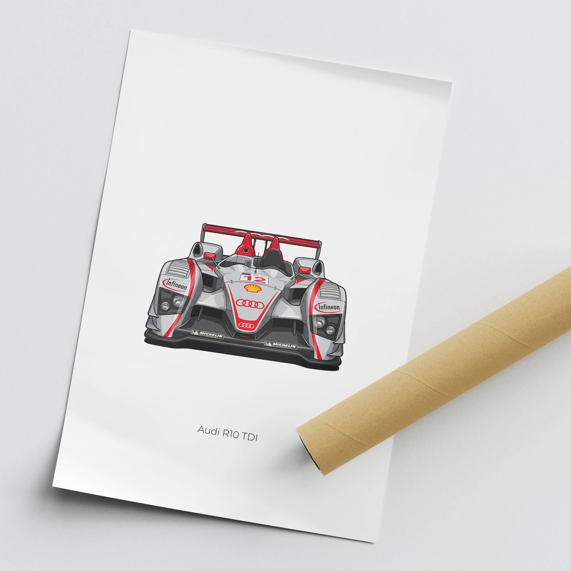 2006 Audi R10 Tdi Audi Sport – Car Print