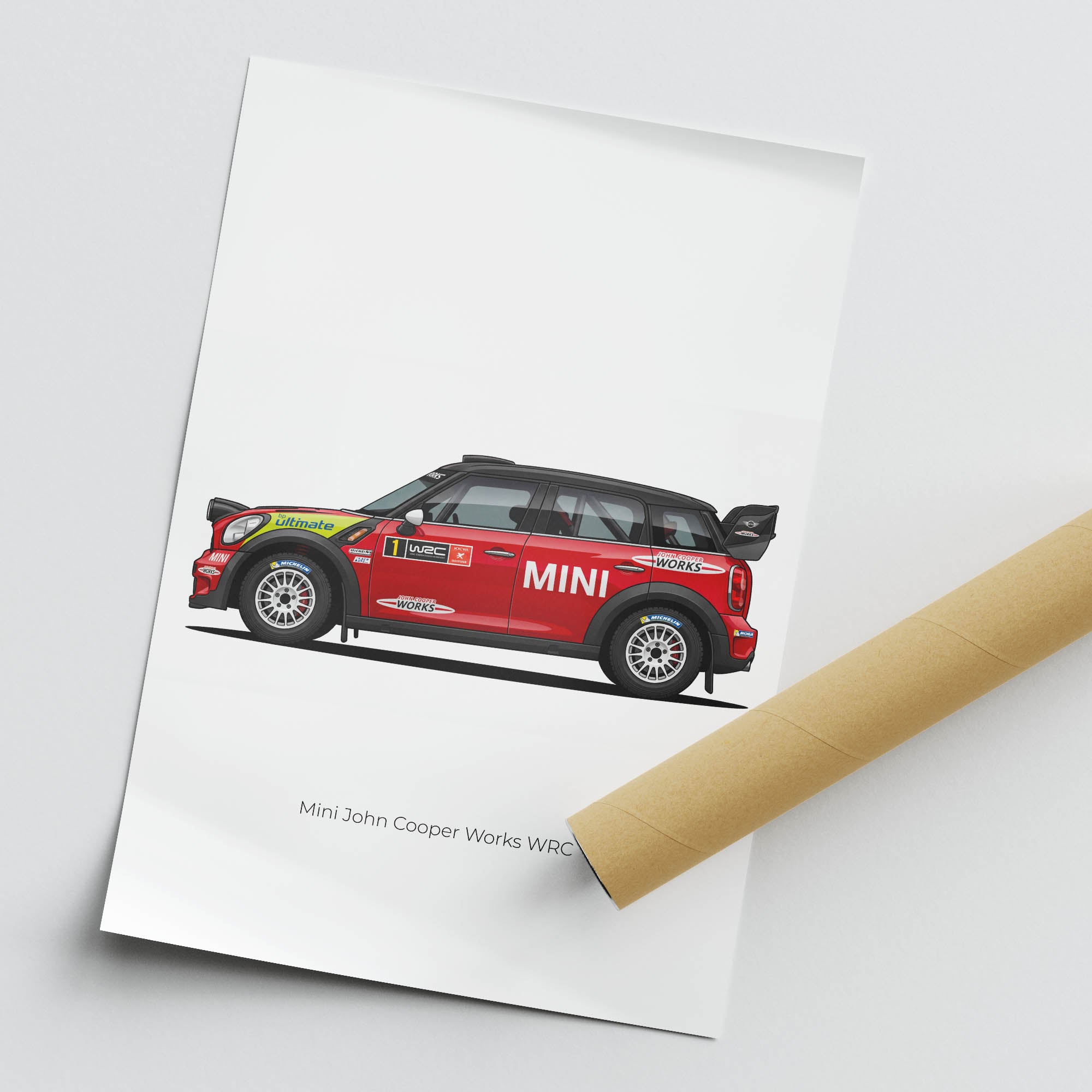 2011 Mini John Cooper Works – Car Print (Side)