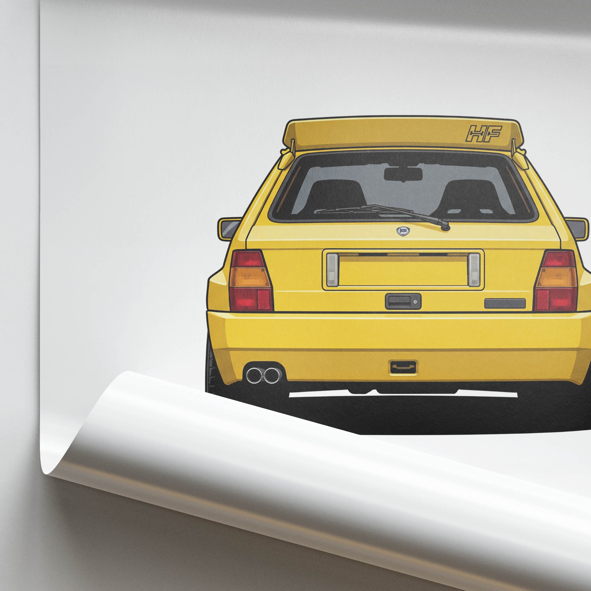 1993 Lancia Delta Hf Integrale Evo II – Car Print
