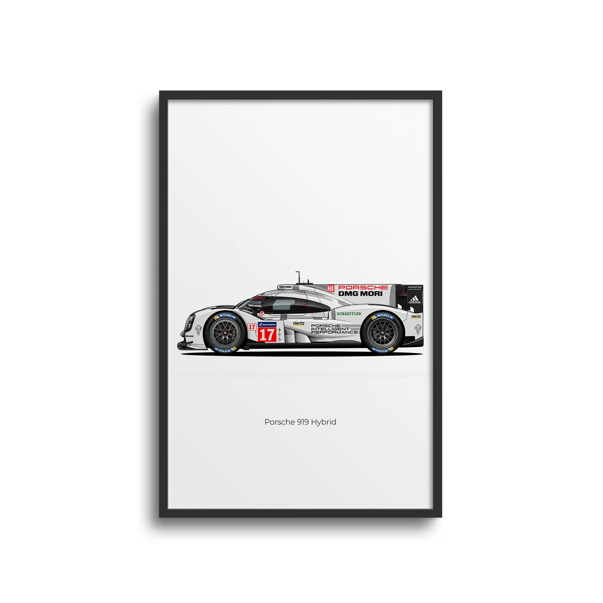 2015 Porsche 919 Hybrid Porsche – Car Print (Side)