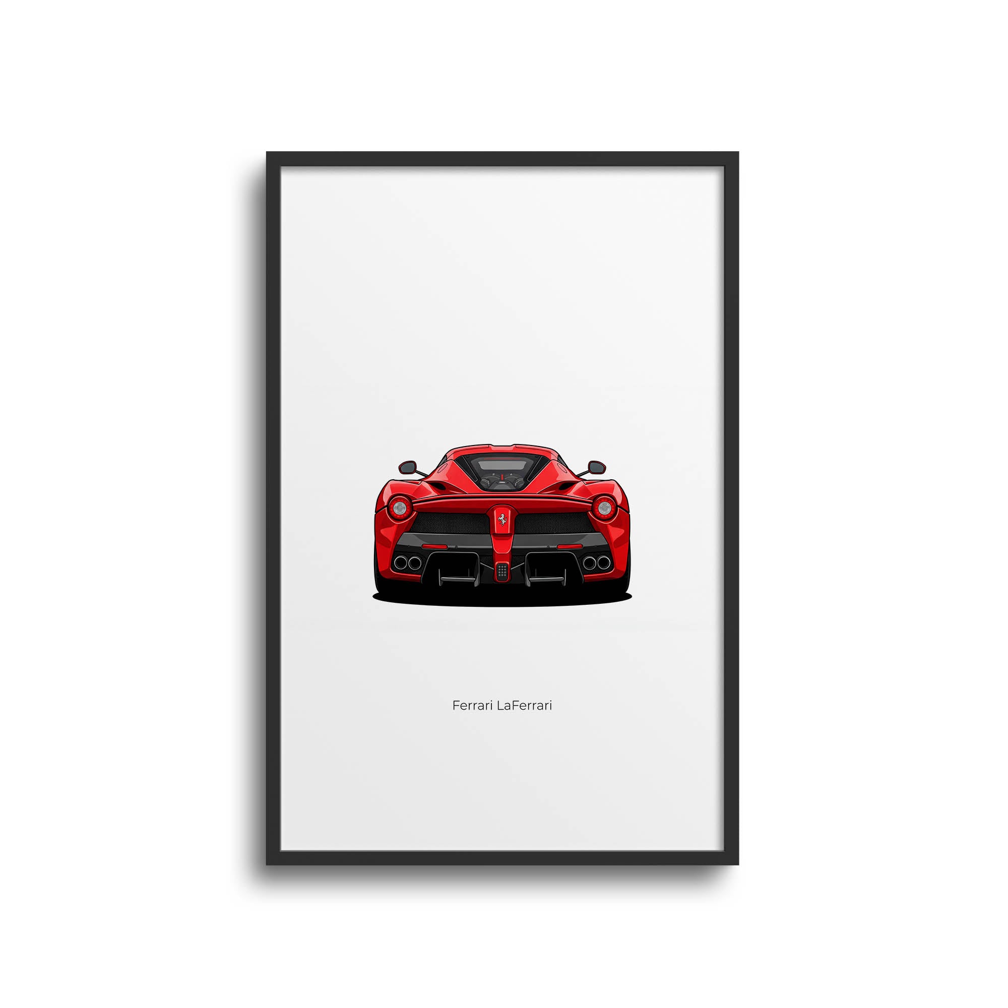 2013 Ferrari Laferrari – Car Print (Back)