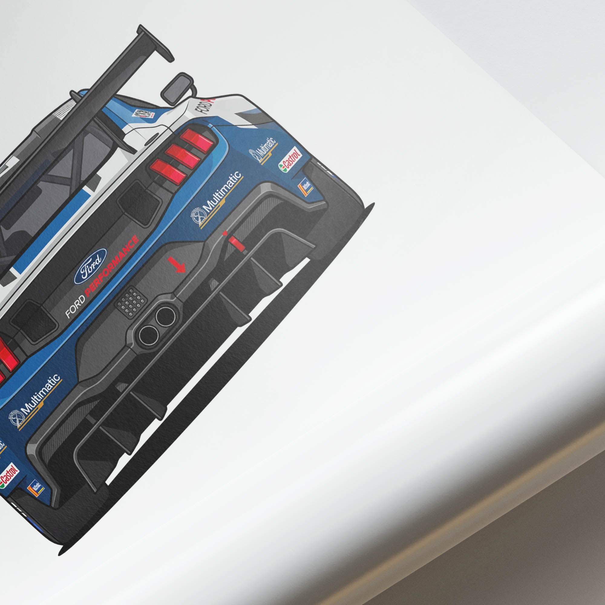 2024 Ford Mustang GT3 Ford Performance – Car Print