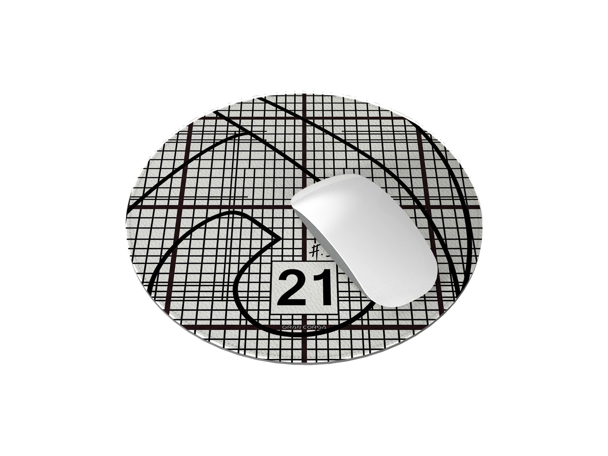 BMW Art Car Mouse Mat - 1976 3.0 CSL Racing Desk Mat with Smooth Tracking Surface