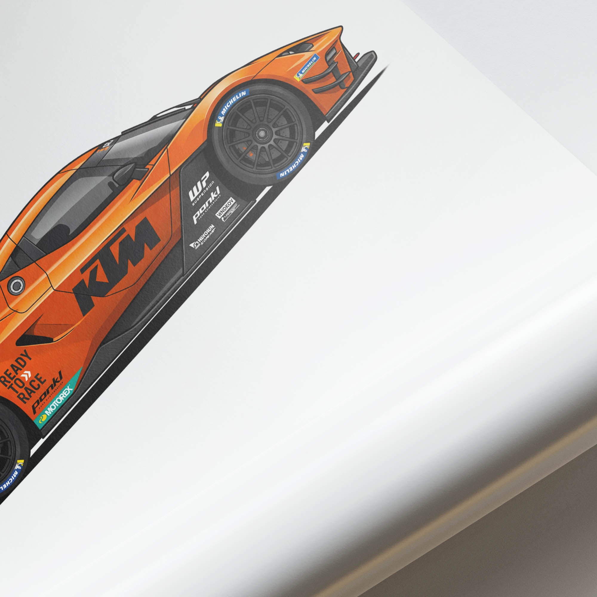 2025 KTM X Bow GT2 Evo Ready To Race – Car Print (Side)