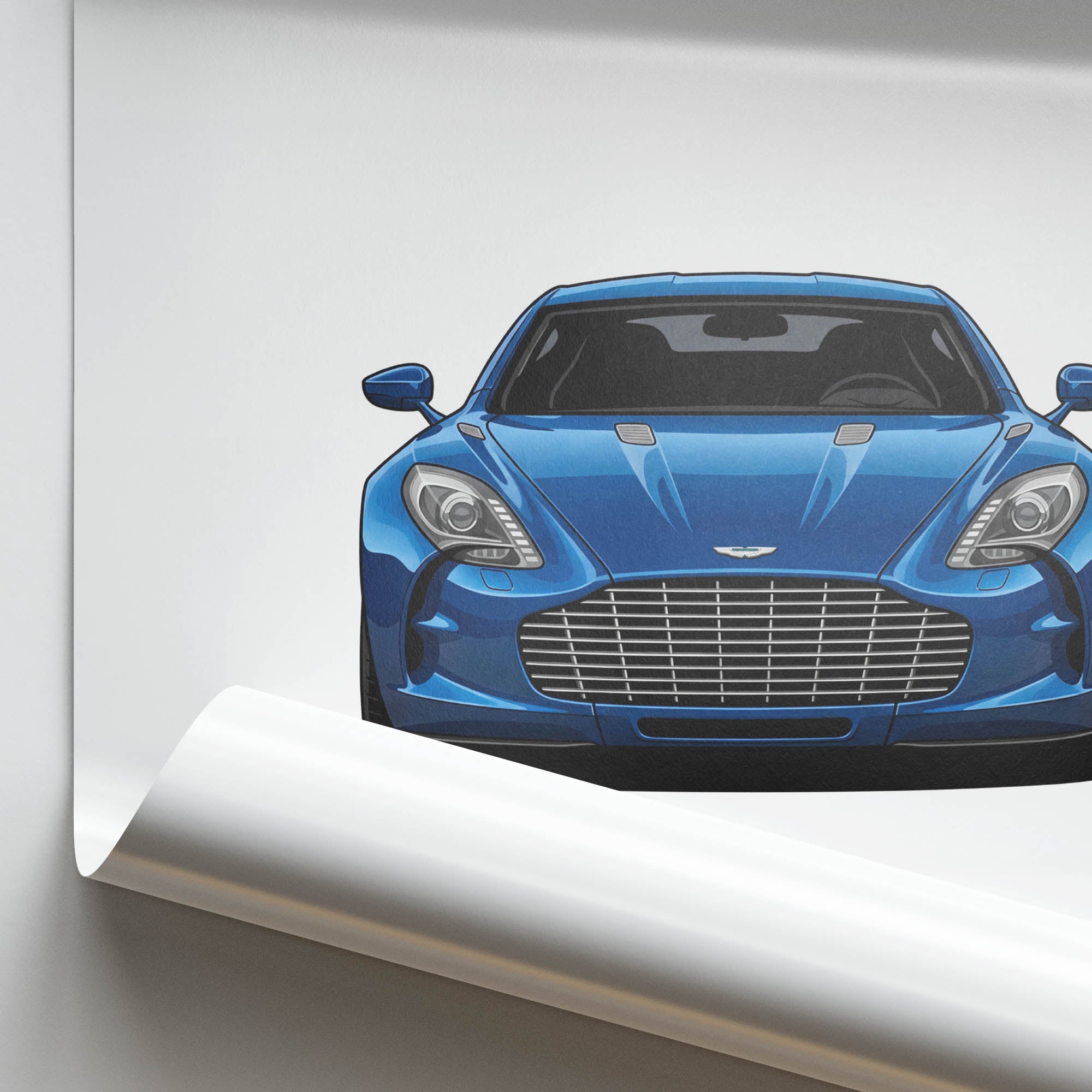 2009 Aston Martin One-77 – Car Print