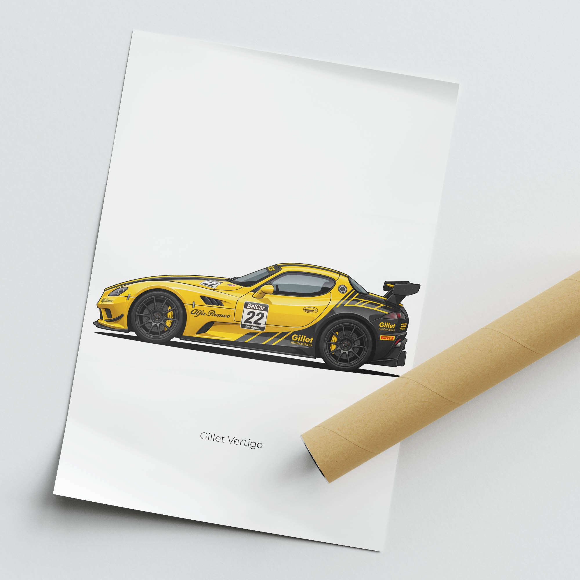 2000 Gillet Vertigo Belgian – Car Print