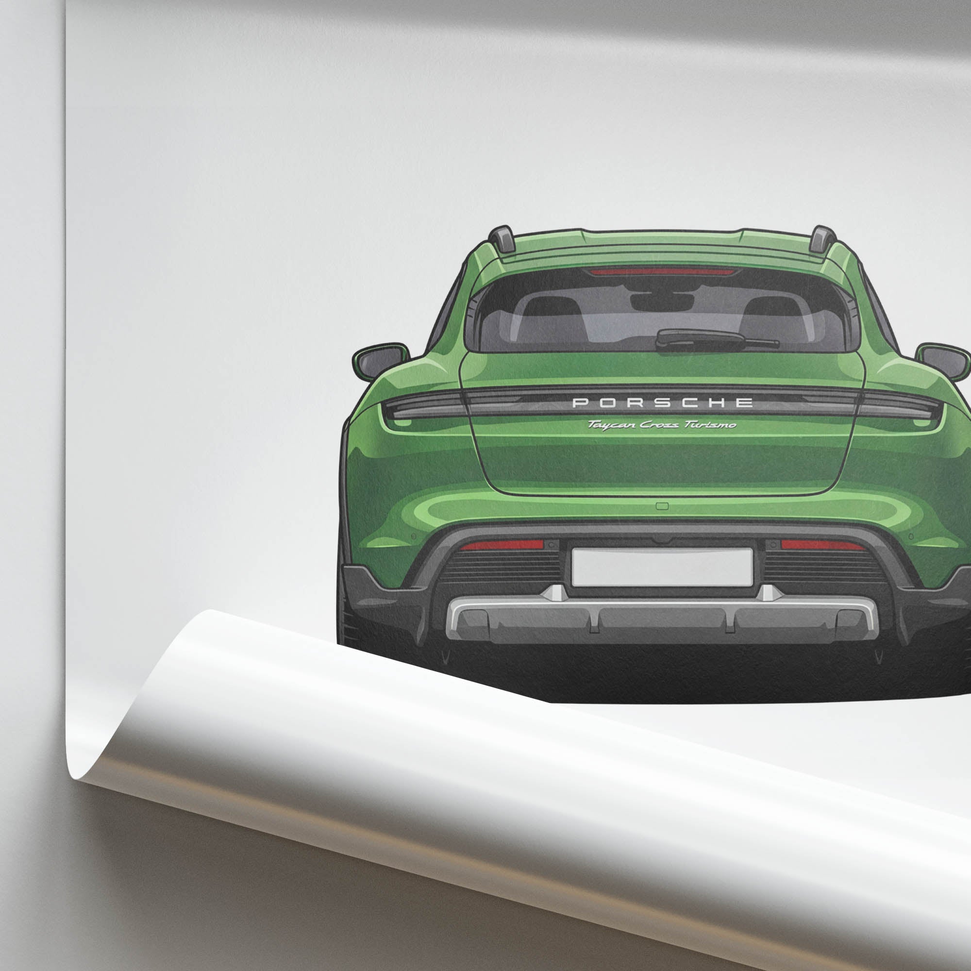 2021 Porsche Taycan Cross Turismo Mamba – Car Print
