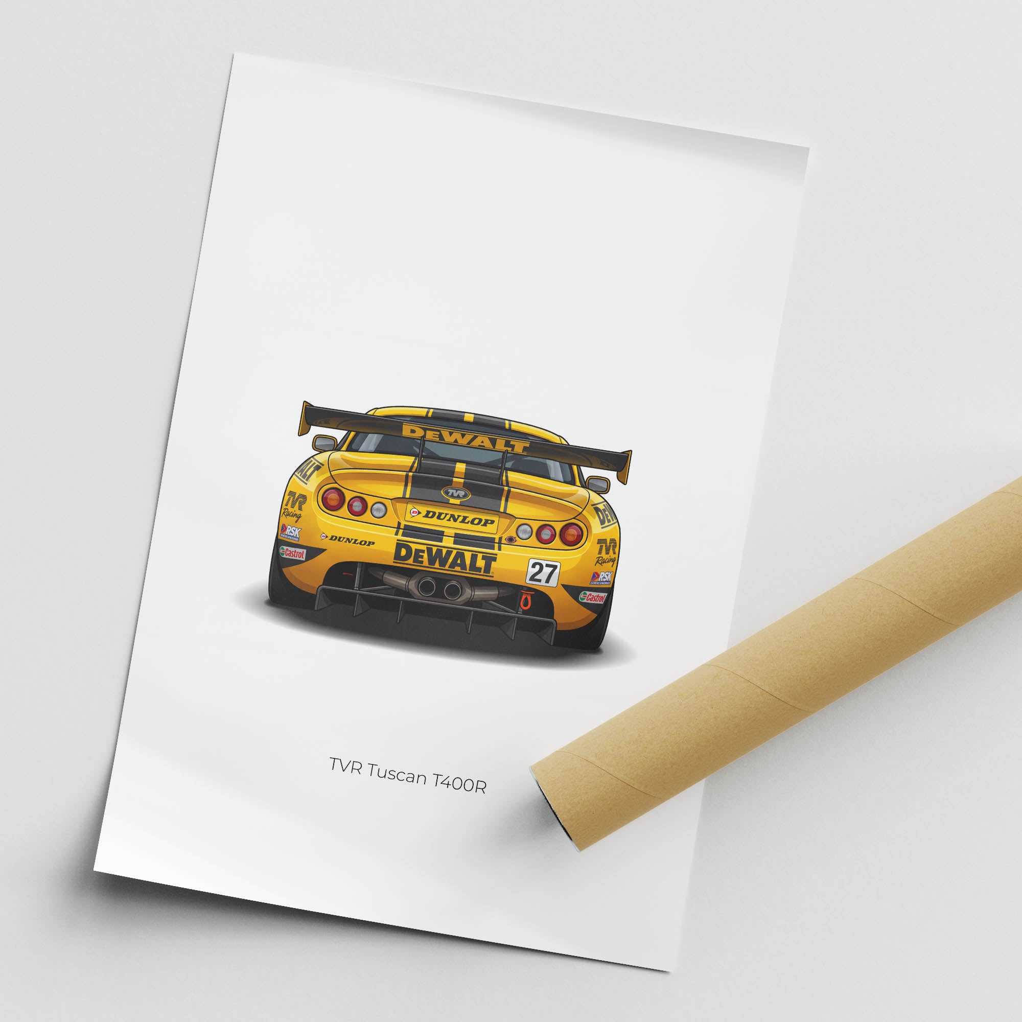 2003 Tvr Tuscan T400R Dewalt – Car Print