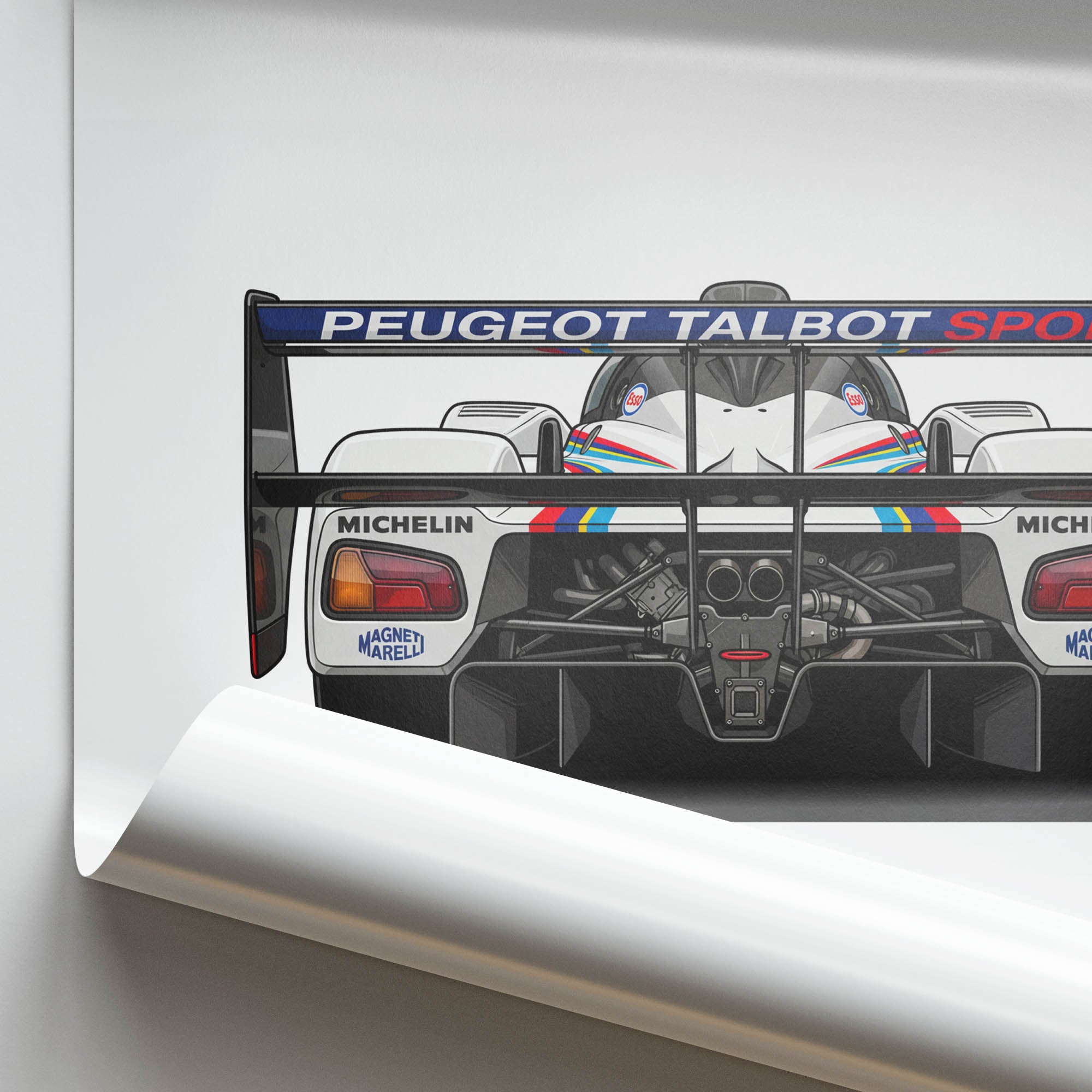 1992 Peugeot 905 Evo 1B Peugeot Talbot Sport – Car Print