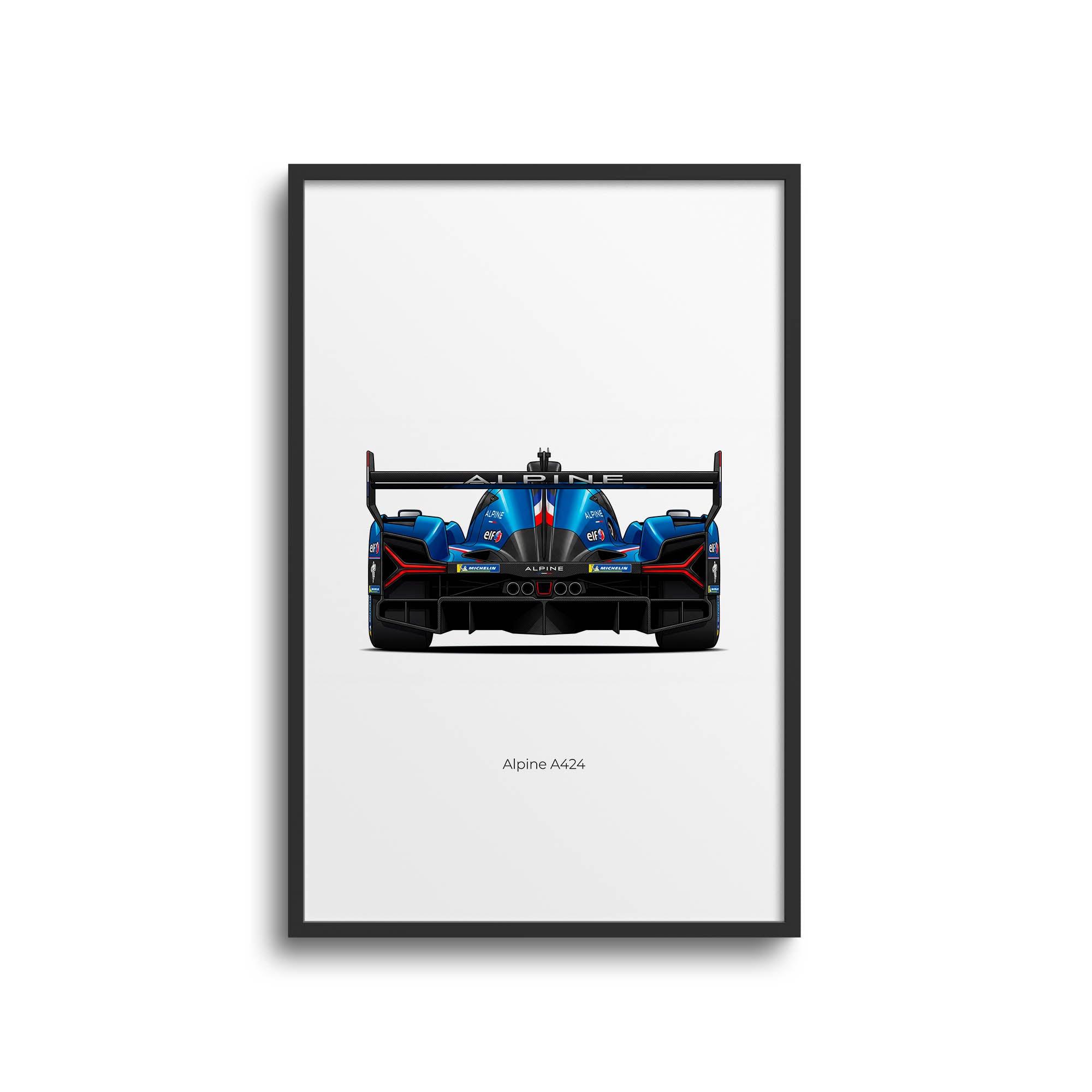 2025 Alpine A424 Alpine Endurance Team – Car Print