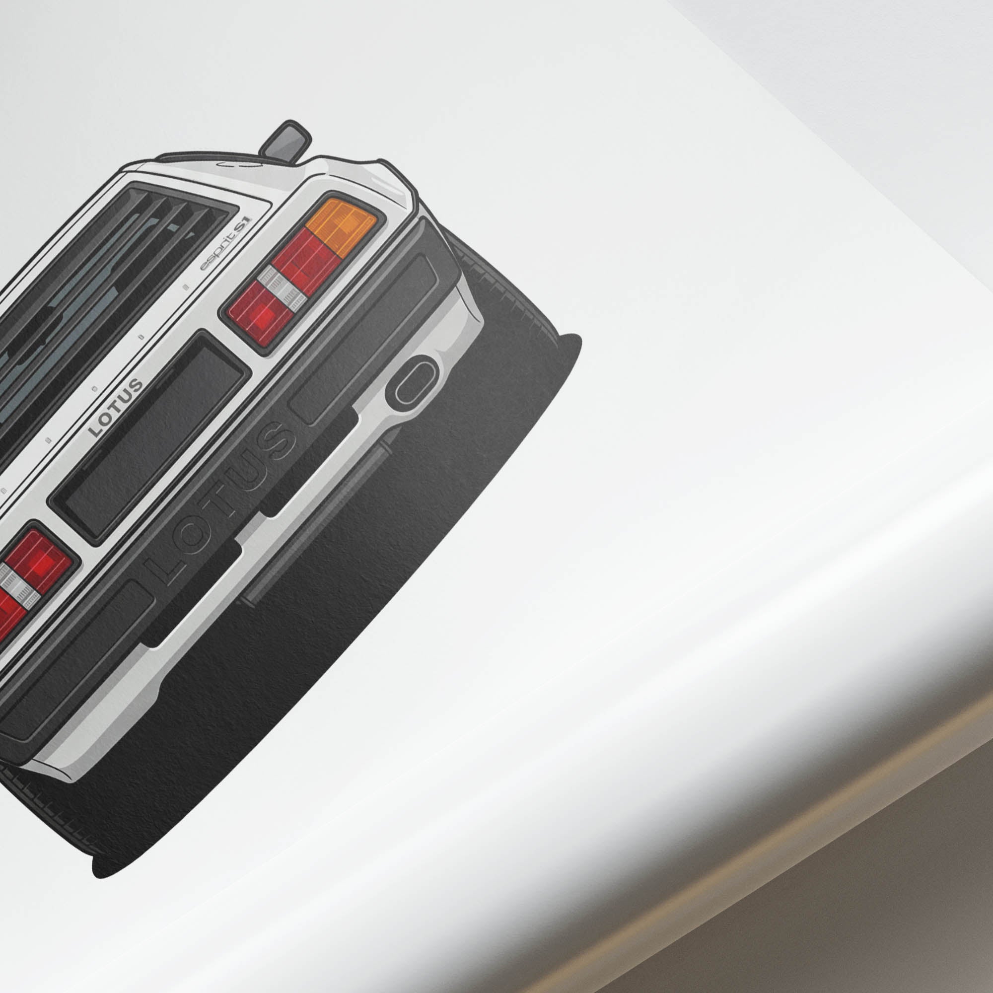 1977 Lotus Esprit S1 – Car Print (Back)