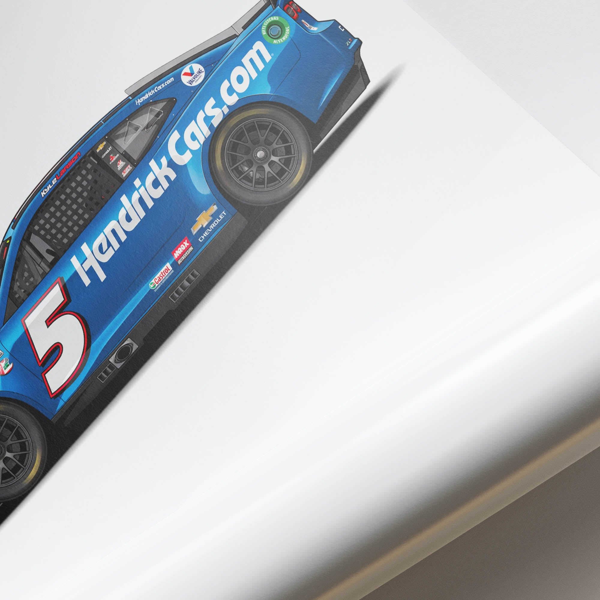2023 Chevrolet Camaro ZL1 Kyle Larson – Car Print (Side)
