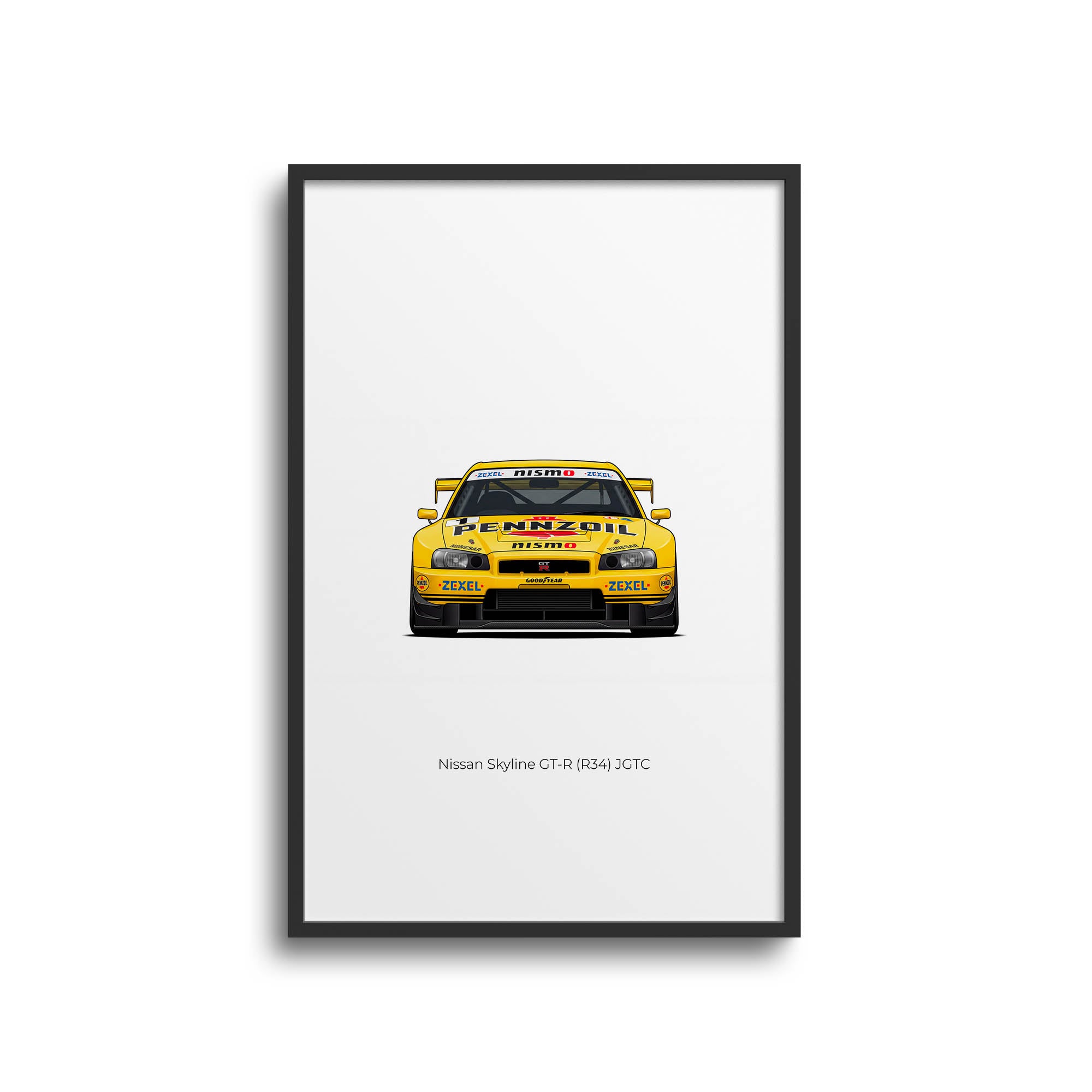 1999 Nissan Skyline GT R R34 JGTC Pennzoil – Car Print