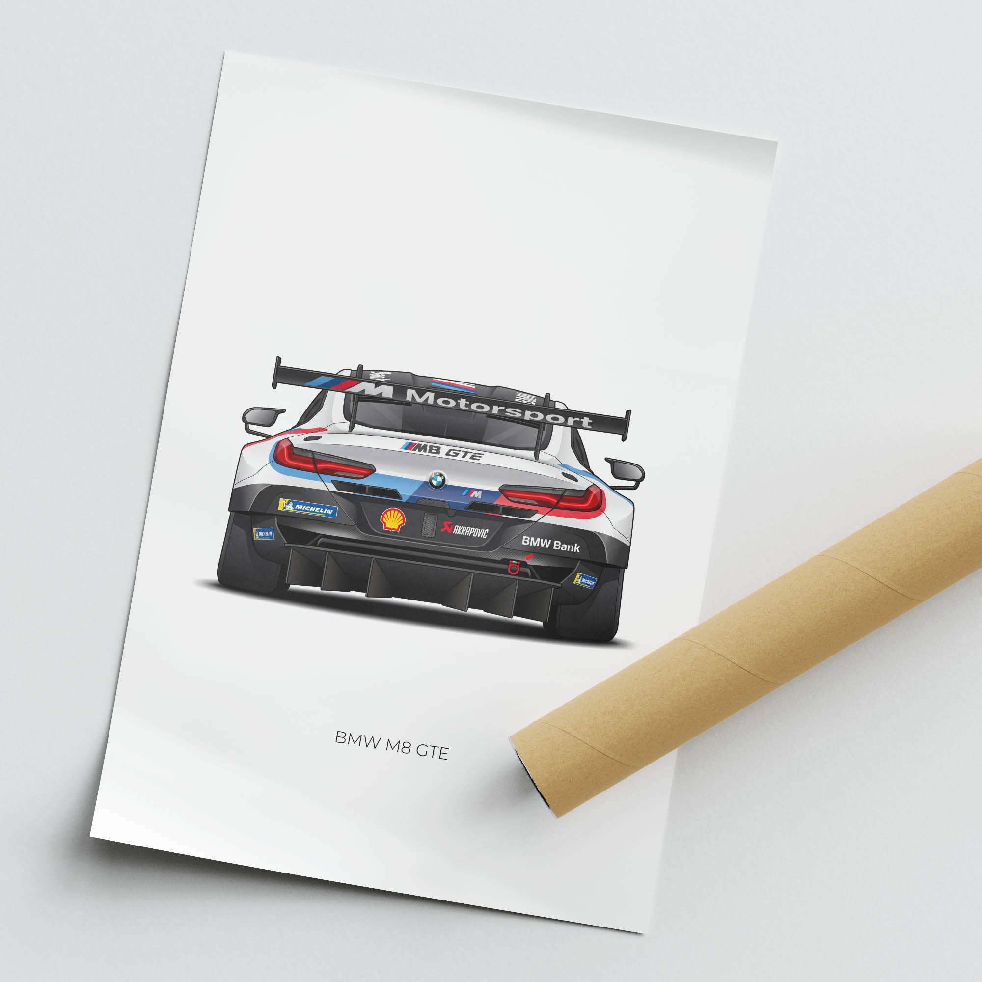 2018 BMW M8 GTE BMW Motorsport – Car Print