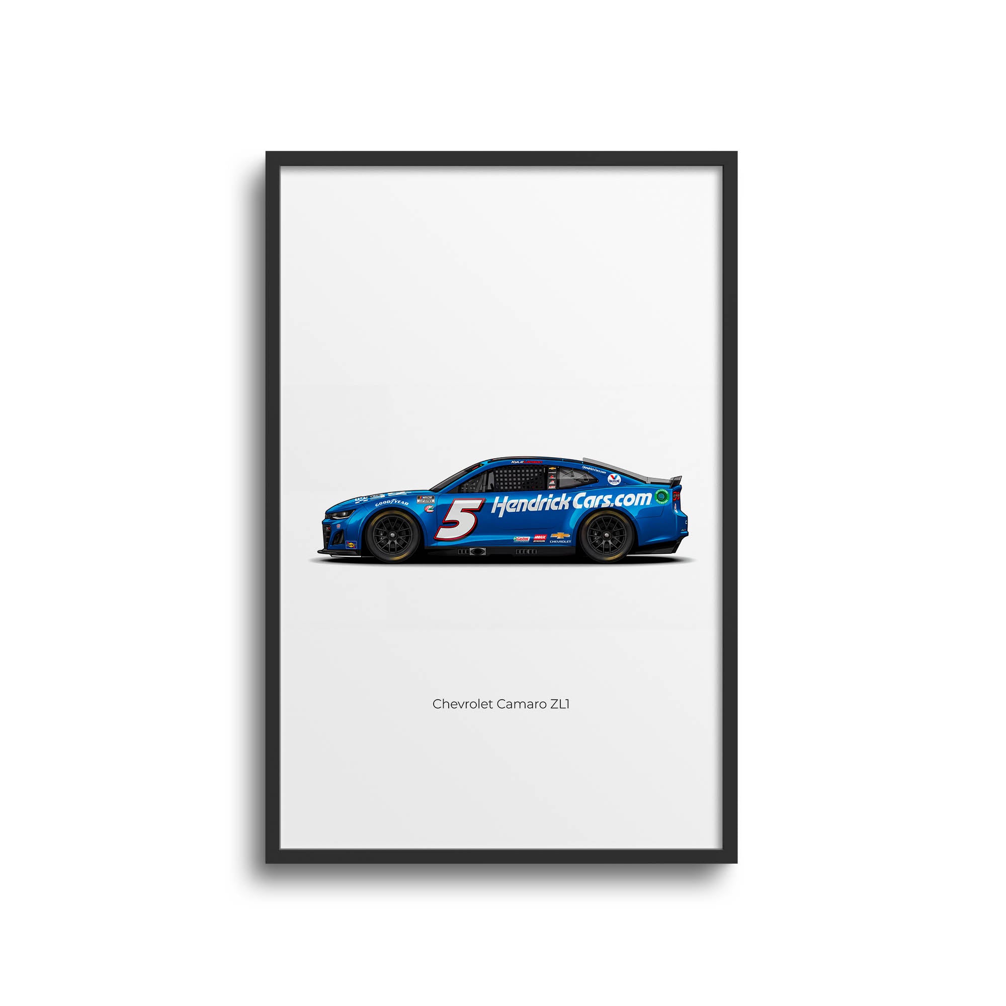 2023 Chevrolet Camaro ZL1 Kyle Larson – Car Print (Side)