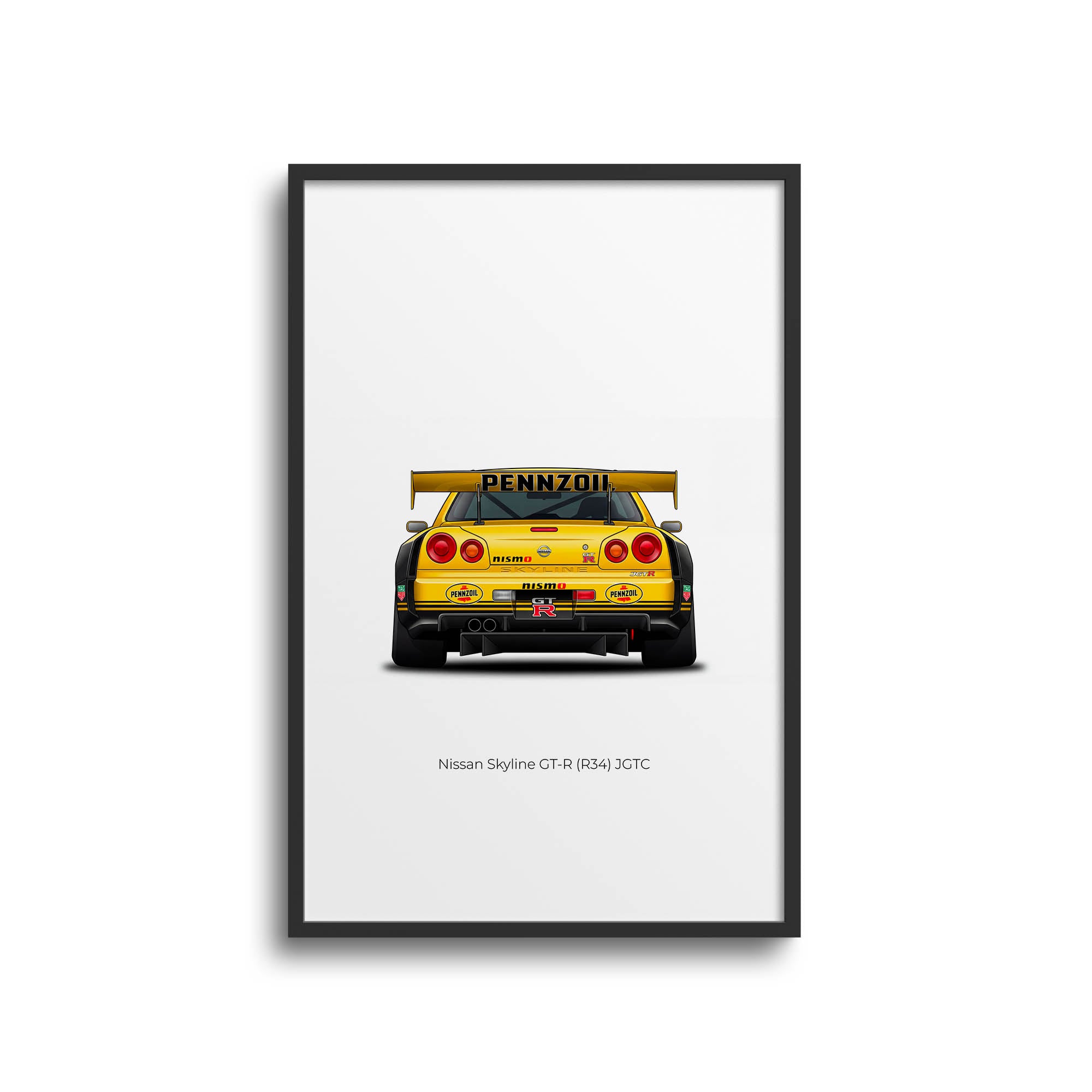 1999 Nissan Skyline GT R R34 JGTC Pennzoil – Car Print