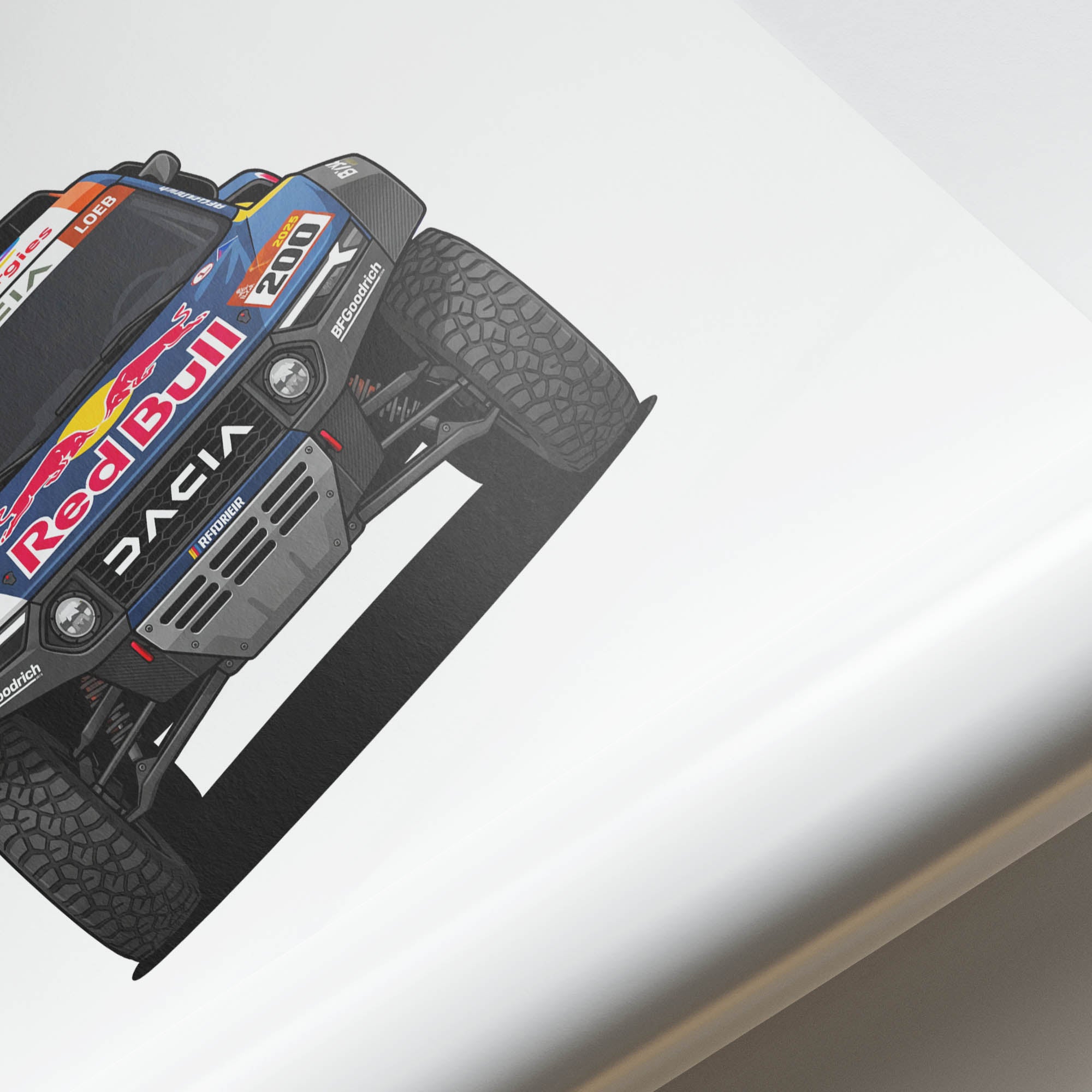 2025 Dacia Sandrider S Bastien Loeb – Car Print