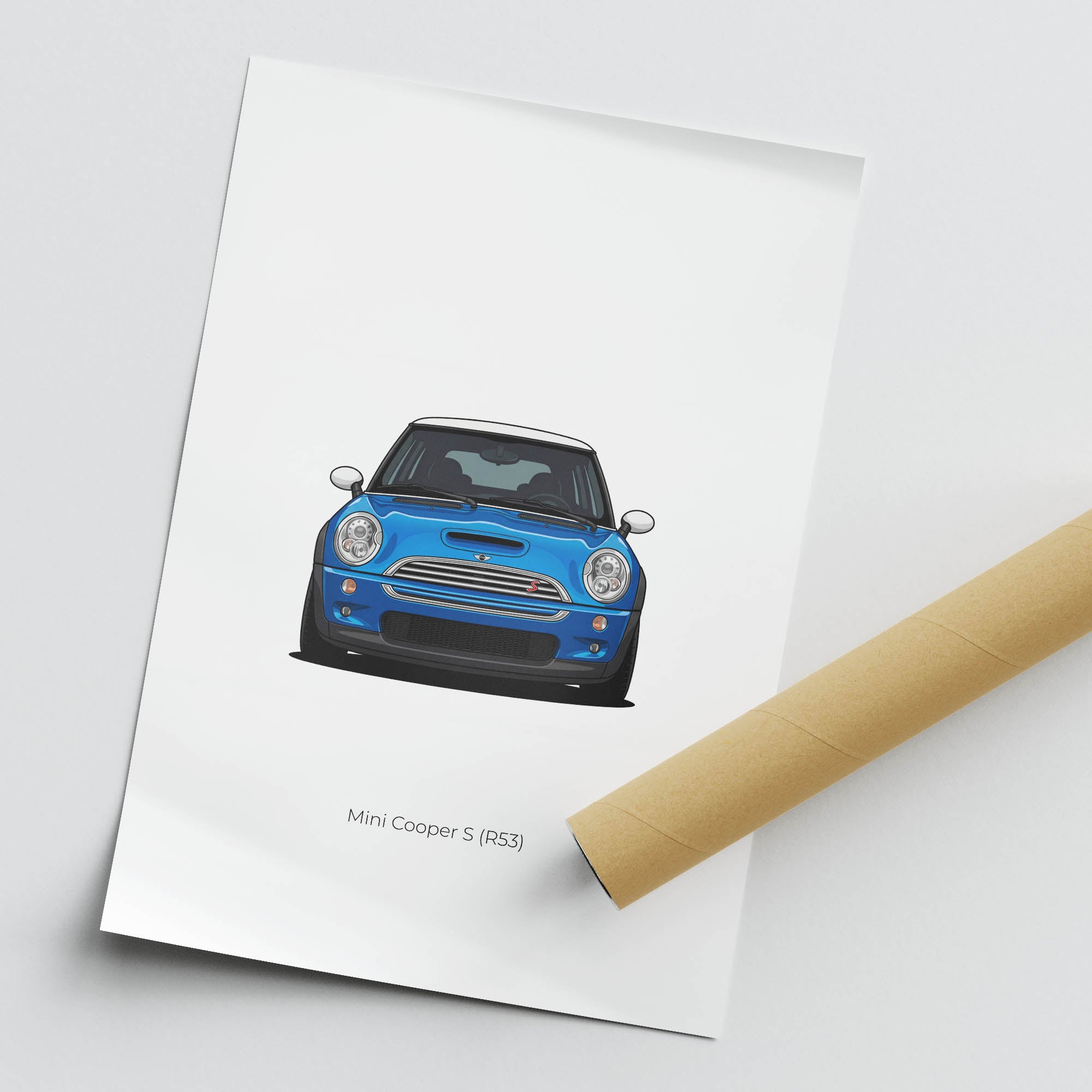 2002 Mini Cooper S R53 Electric – Car Print