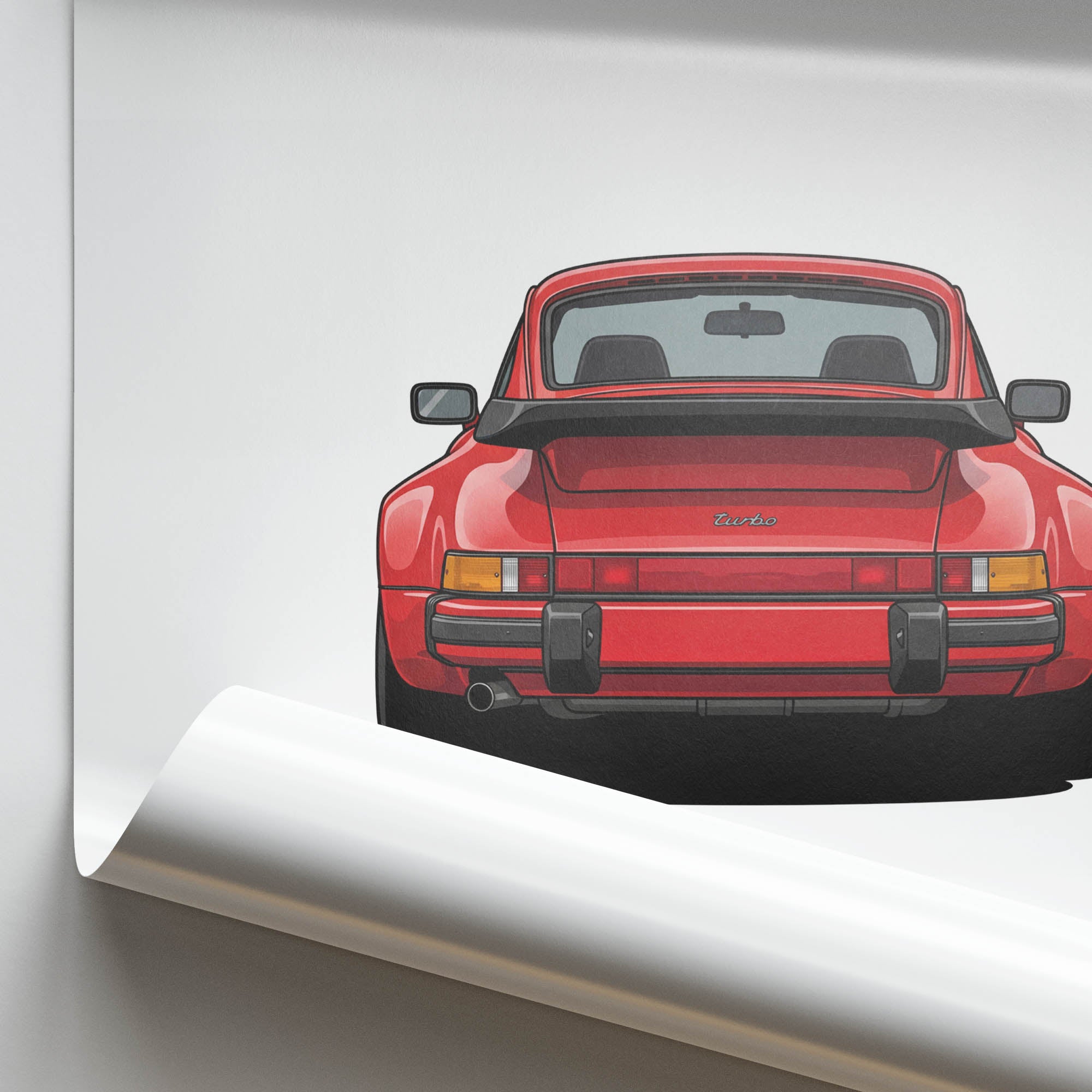 1976 Porsche 911 Turbo 930 Guards – Car Print