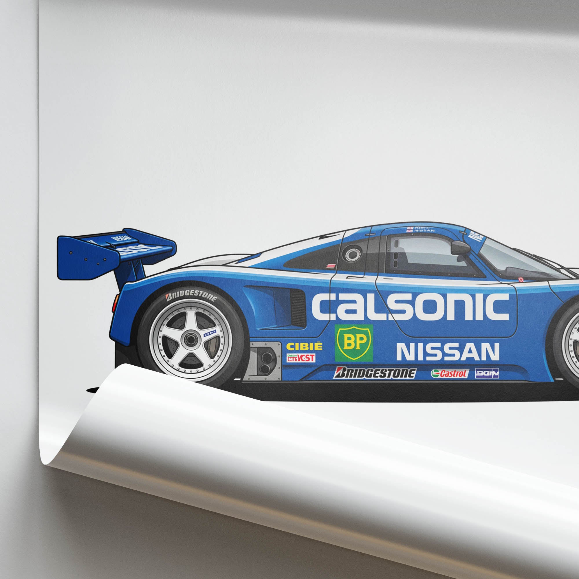 1990 Nissan R90CK Calsonic – Car Print