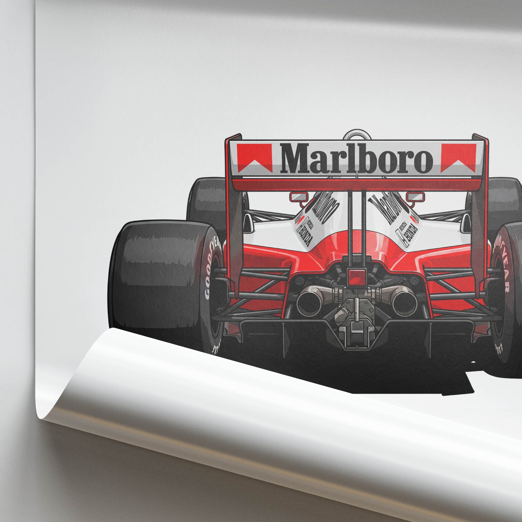 1988 McLaren MP4 4 Ayrton Senna – Car Print