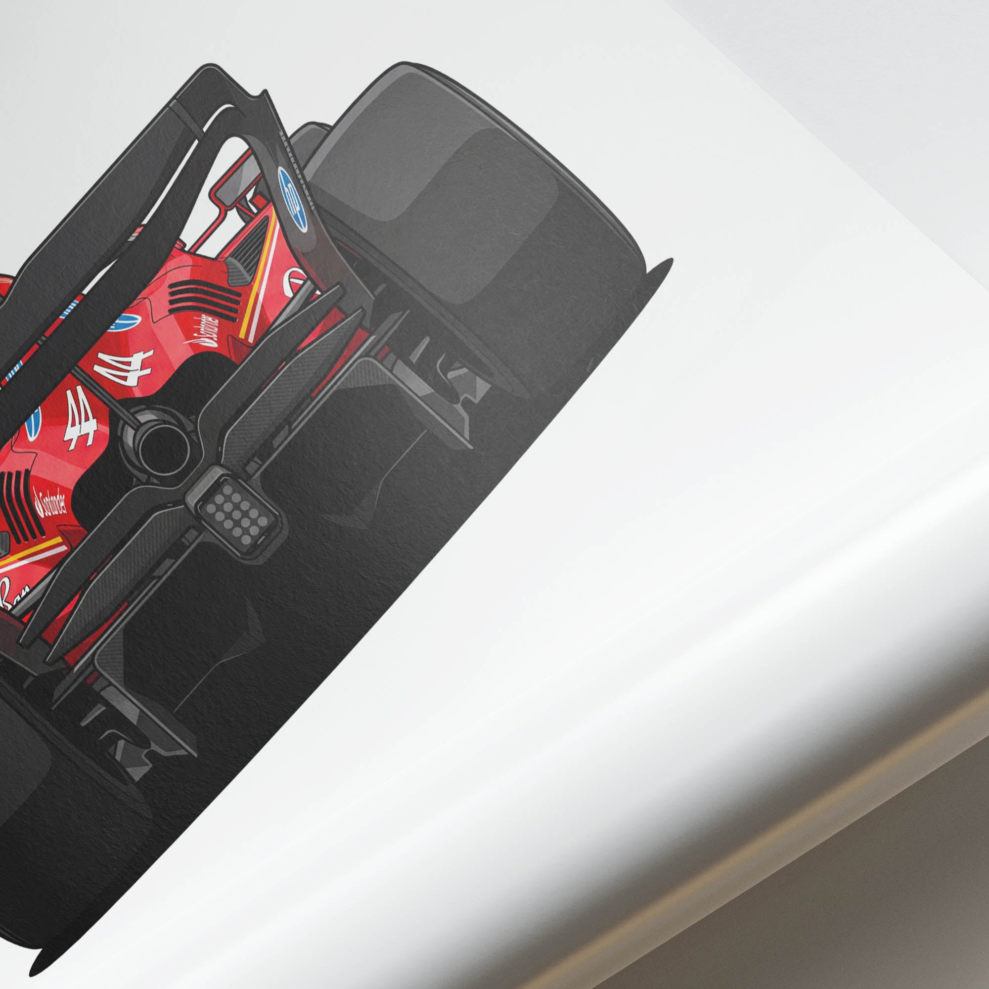 2025 Ferrari Bolide Lewis Hamilton Debut – Car Print