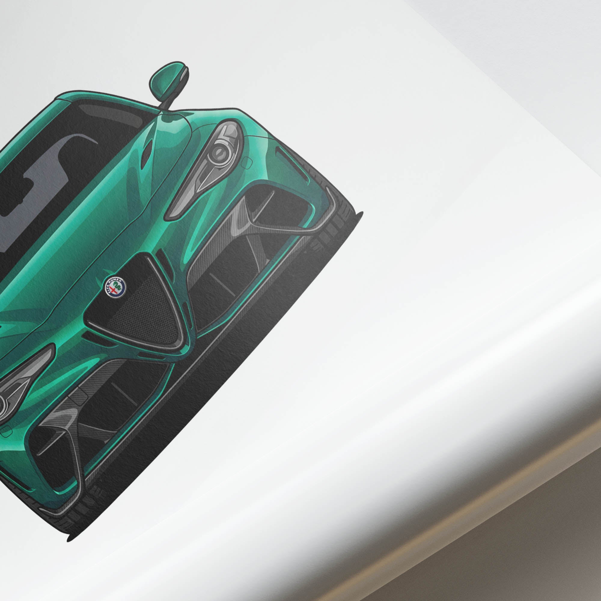 2020 Alfa Romeo Giulia Gtam Montreal – Car Print