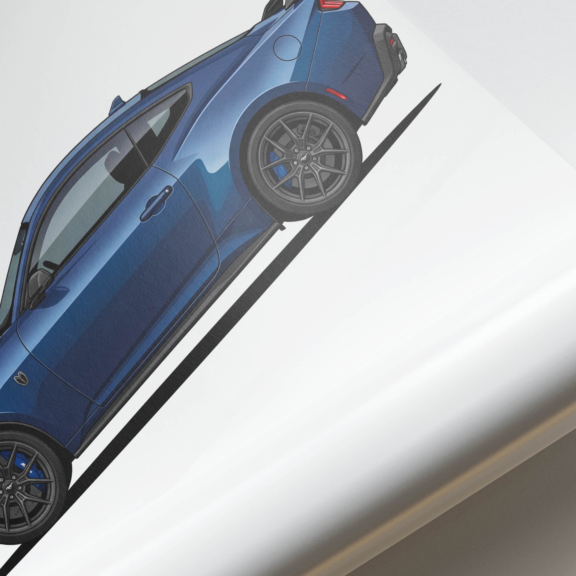 2024 Ford Mustang – Car Print (Side)