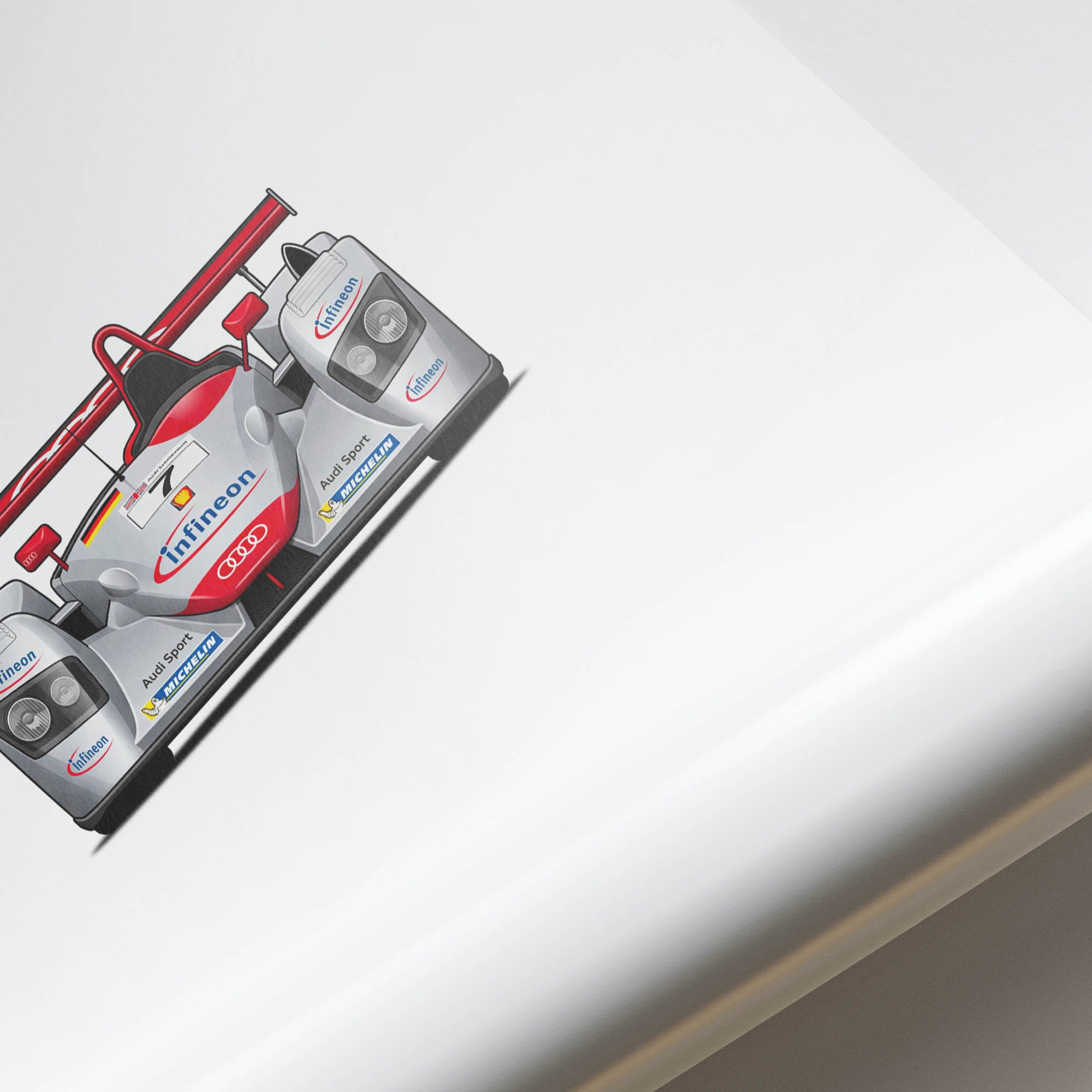 2000 Audi R8 Lmp Tom Kristensen Infineon – Car Print