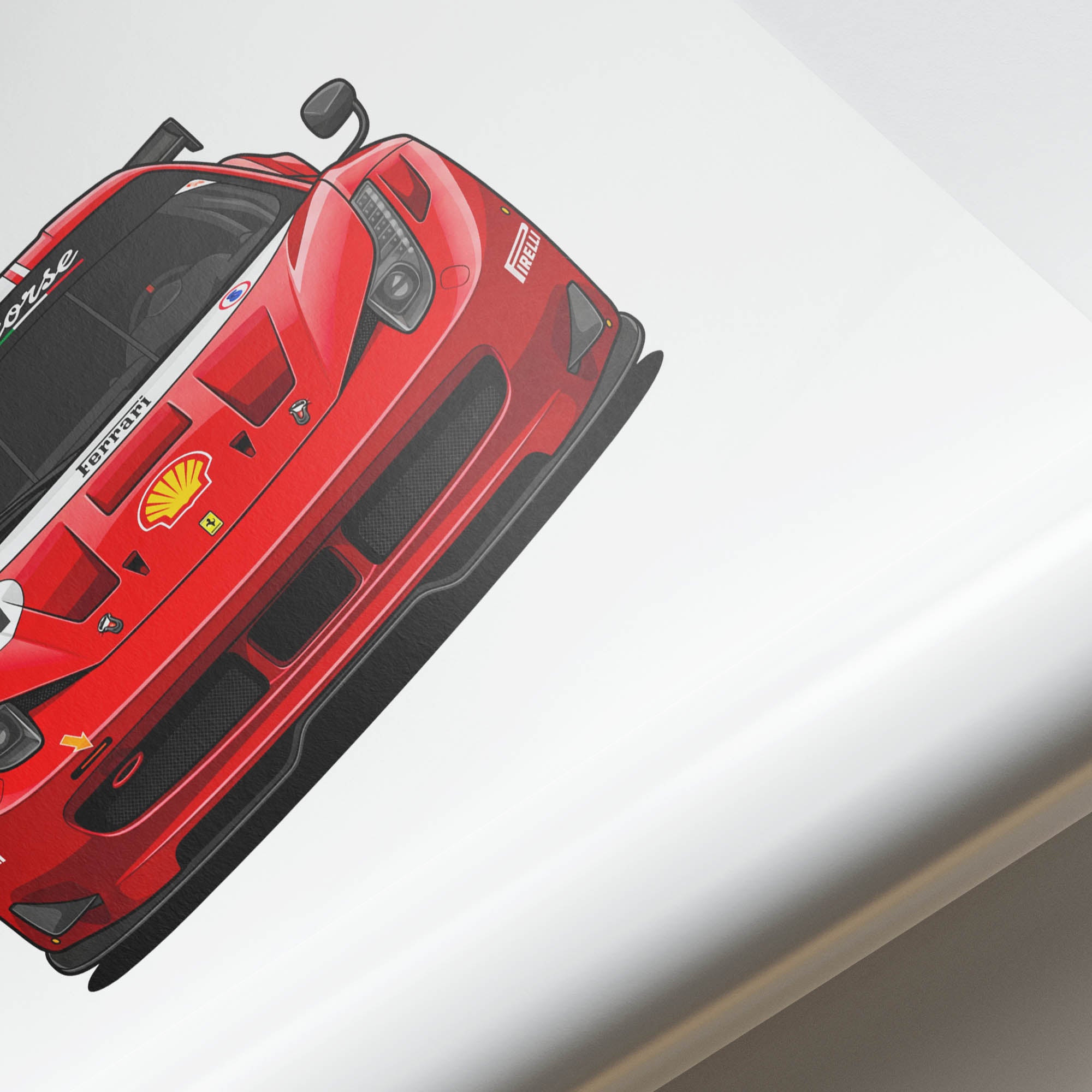 2011 Ferrari 458 Italia GT2 AF Corse – Car Print