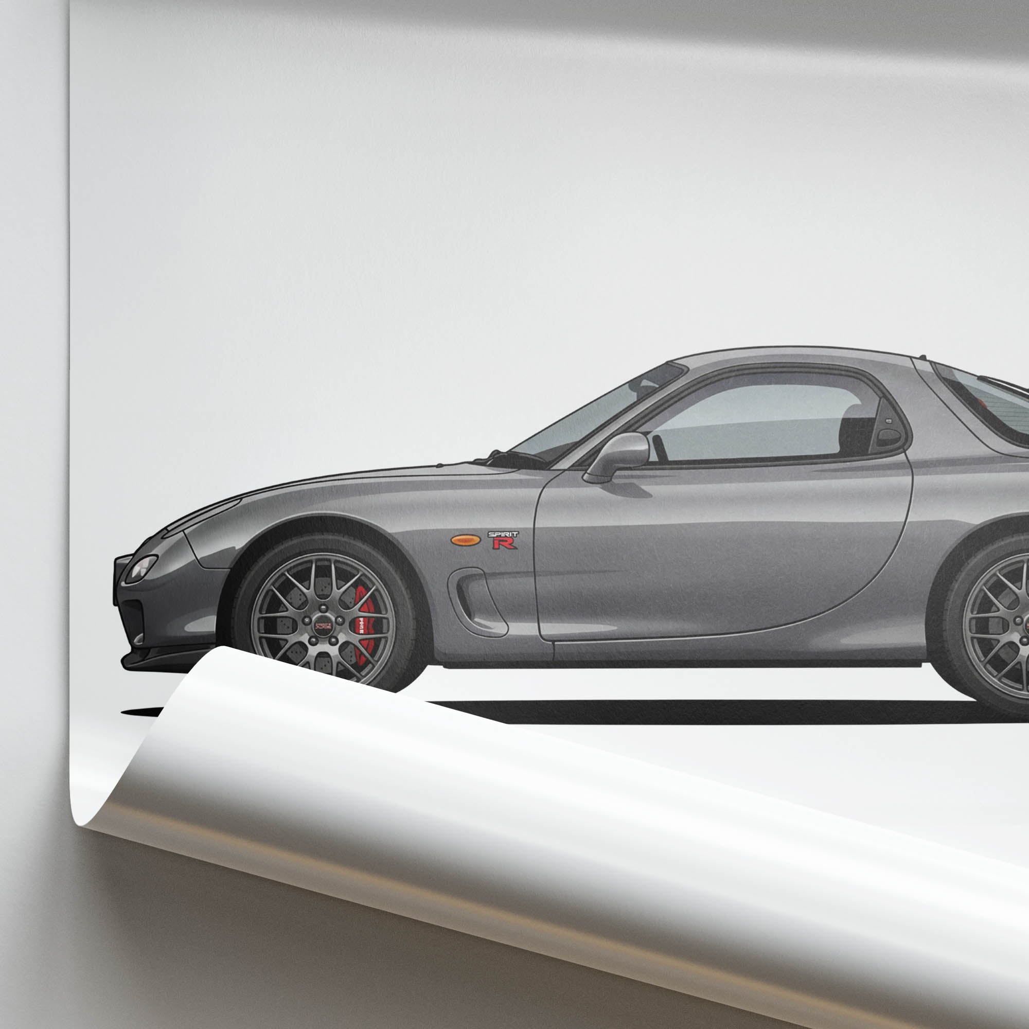 2002 Mazda Rx 7 Spirit R FD3S Titanium – Car Print
