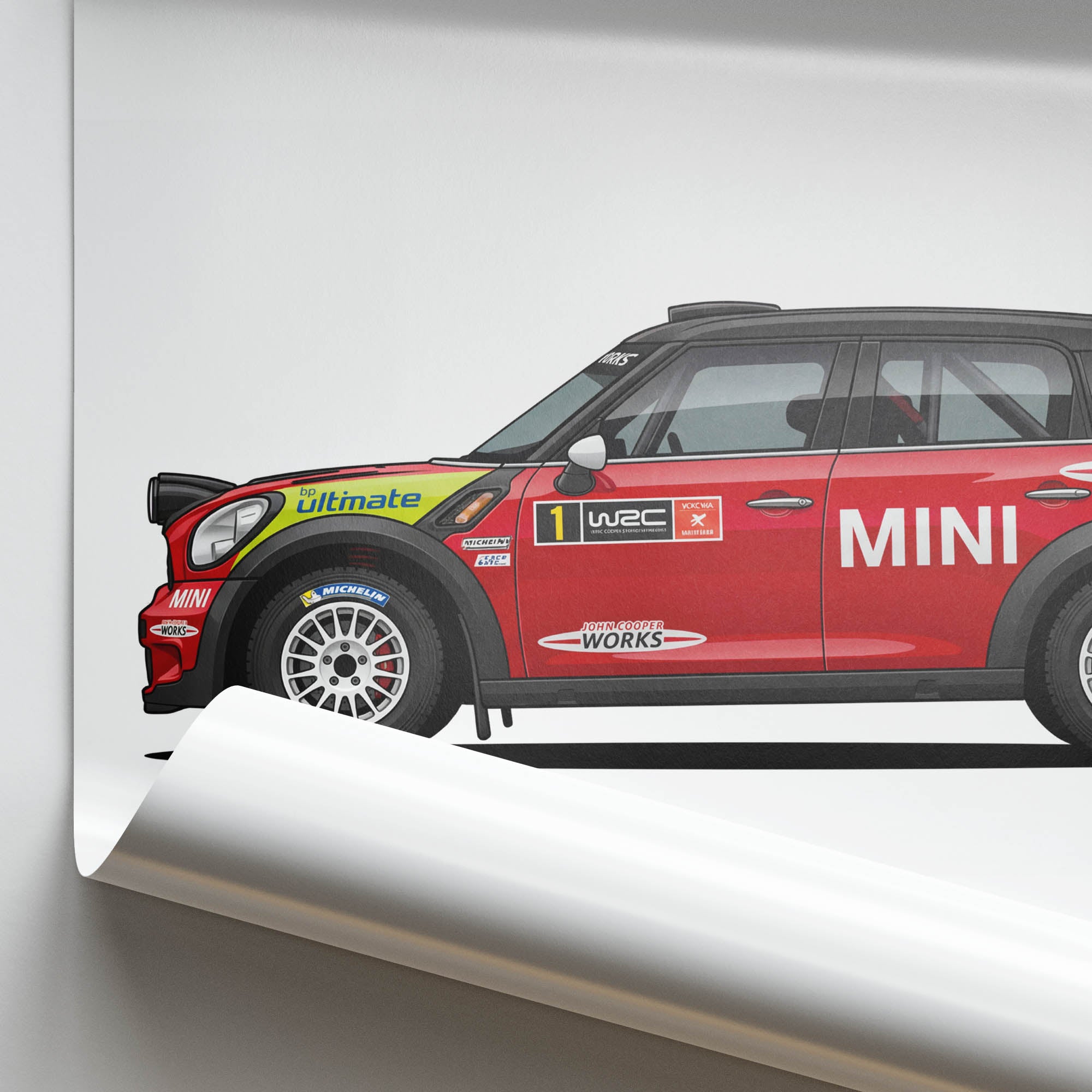 2011 Mini John Cooper Works – Car Print (Side)