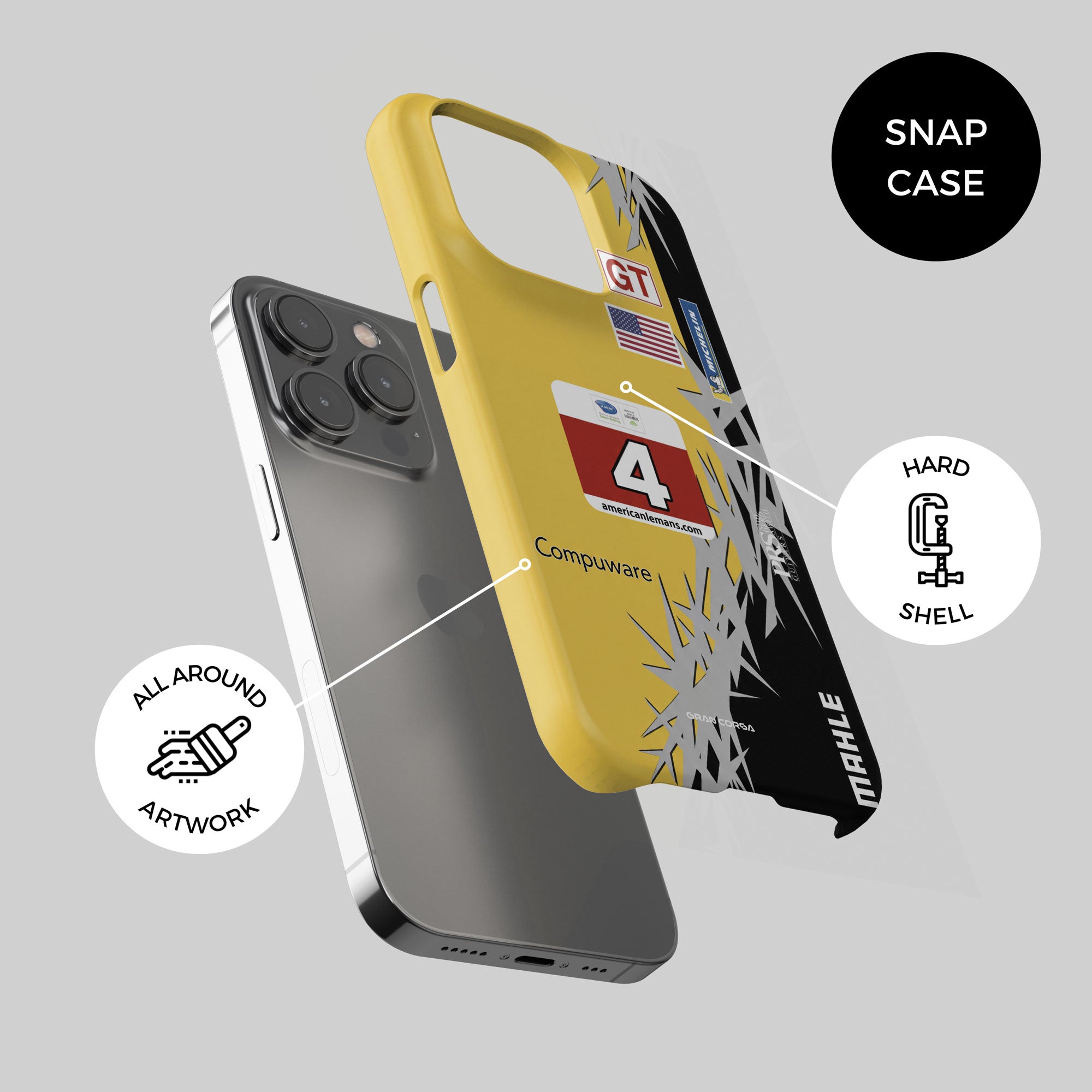 Corvette C6R WEC 2010 – Phone Case
