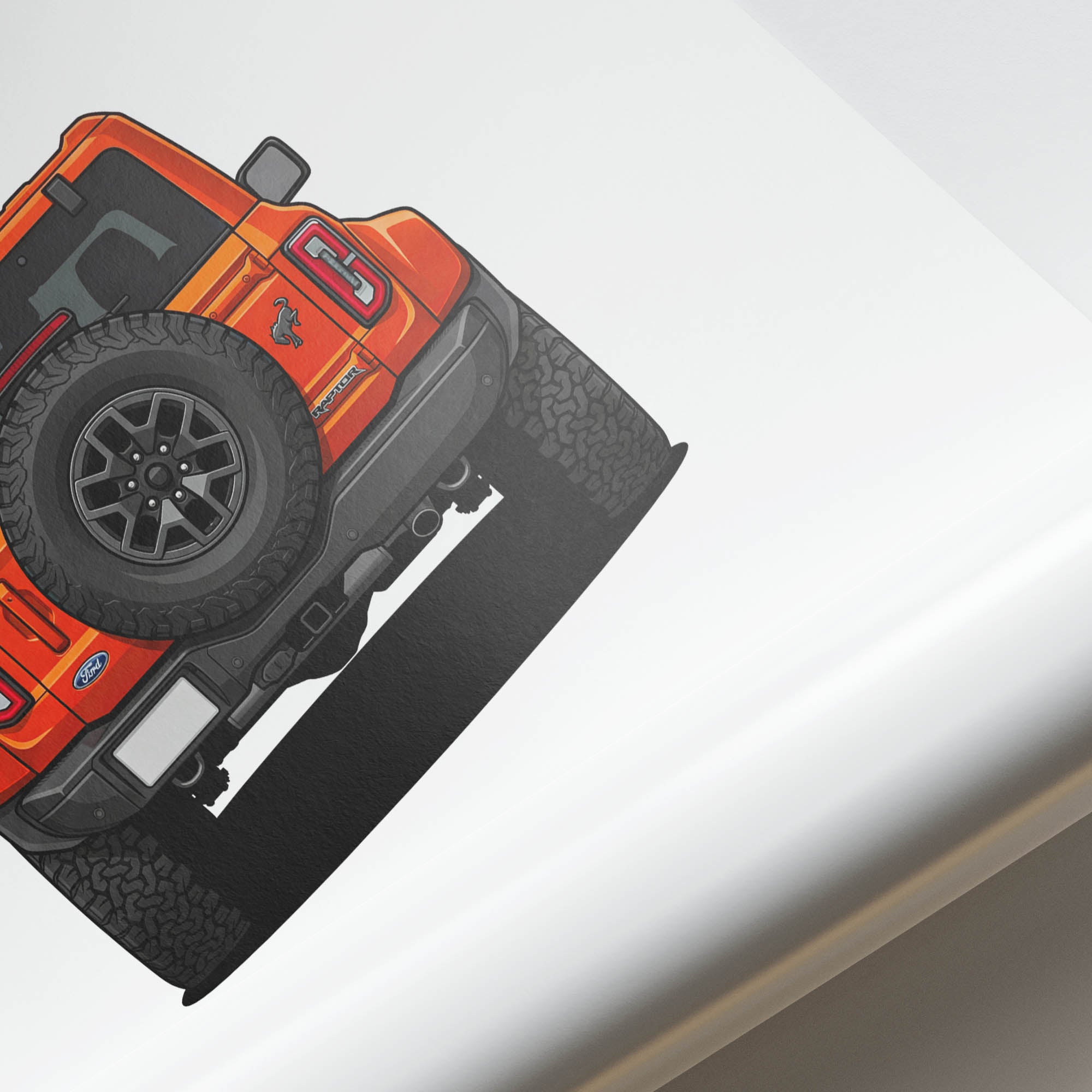 2022 Ford Bronco Raptor Code – Car Print