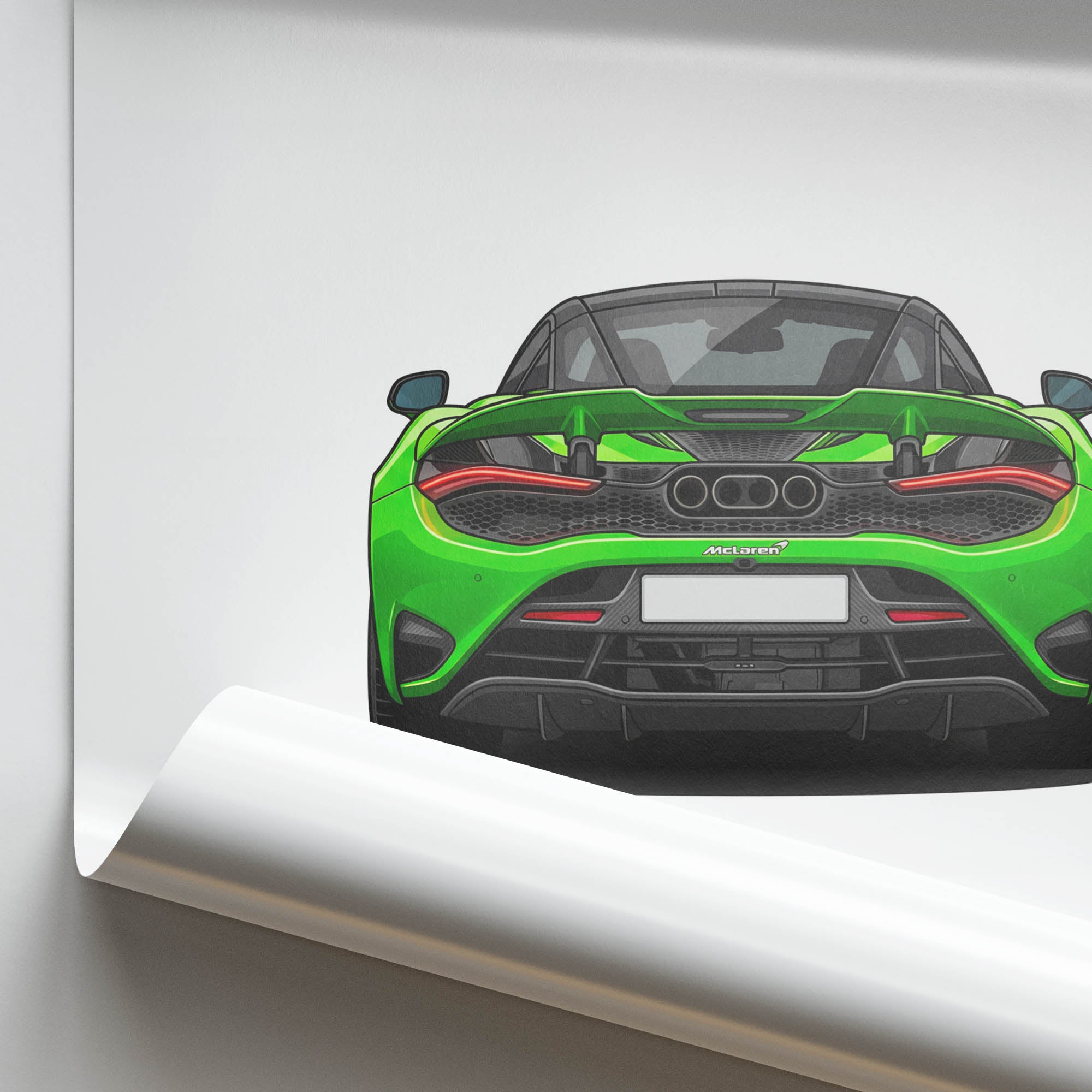 2024 McLaren 750S Mantis – Car Print
