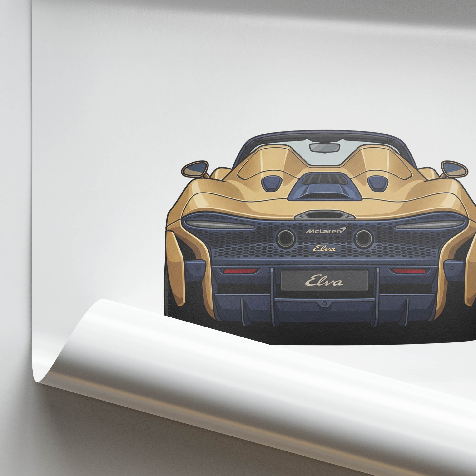 2021 McLaren Elva Satin – Car Print