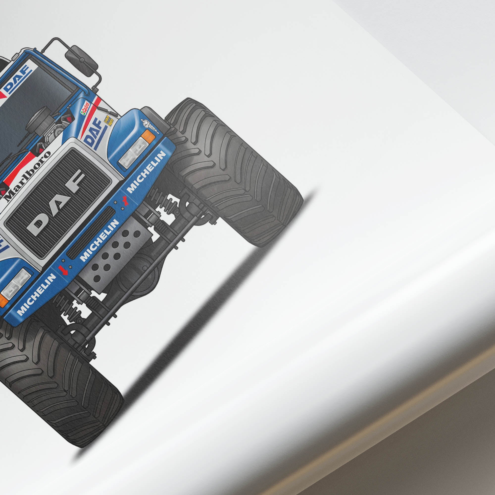 1988 Daf Turbotwin II Twin Engine Monster – Car Print