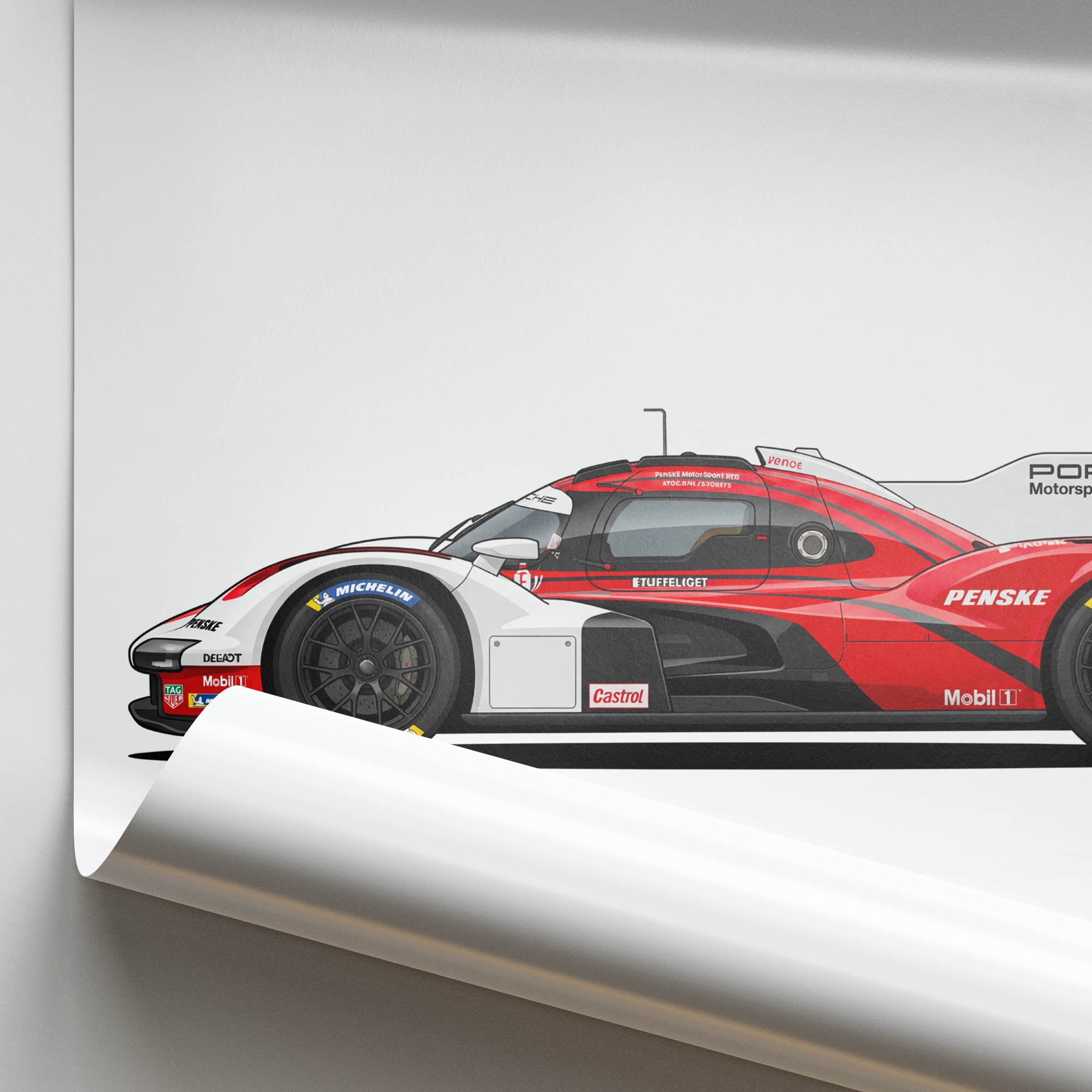 2023 Porsche 963 Penske Motorsport – Car Print